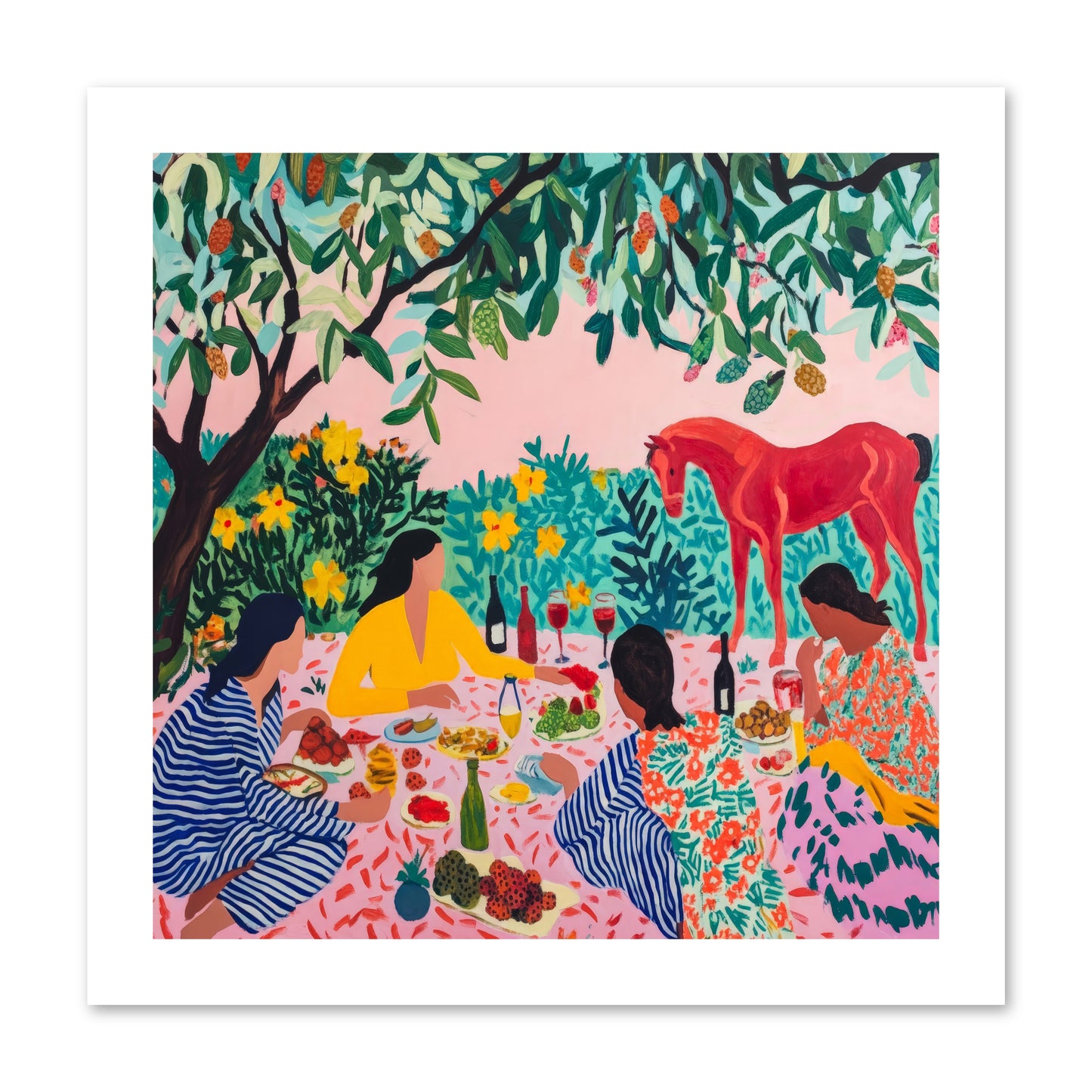 Summer Lingers -- Paper Print 12x12