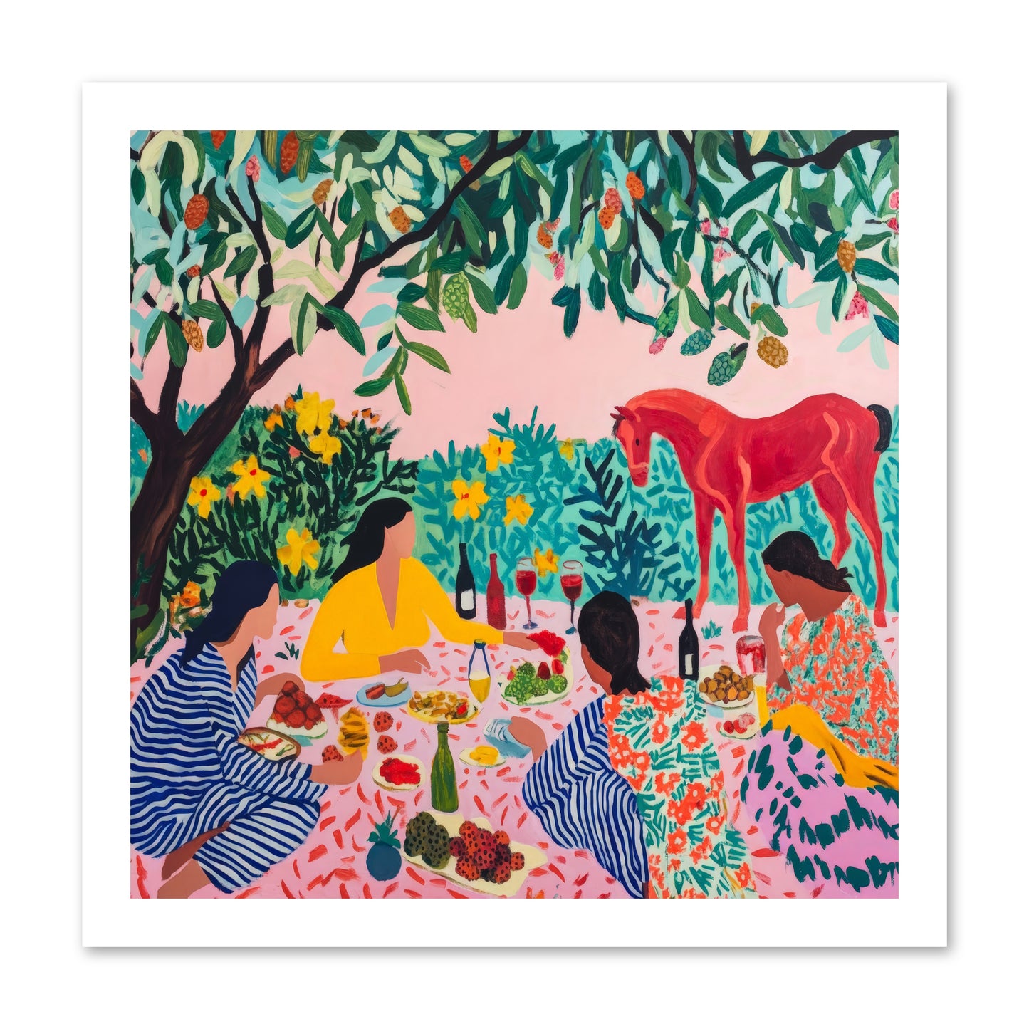 Summer Lingers -- Loose Canvas Print 16x16