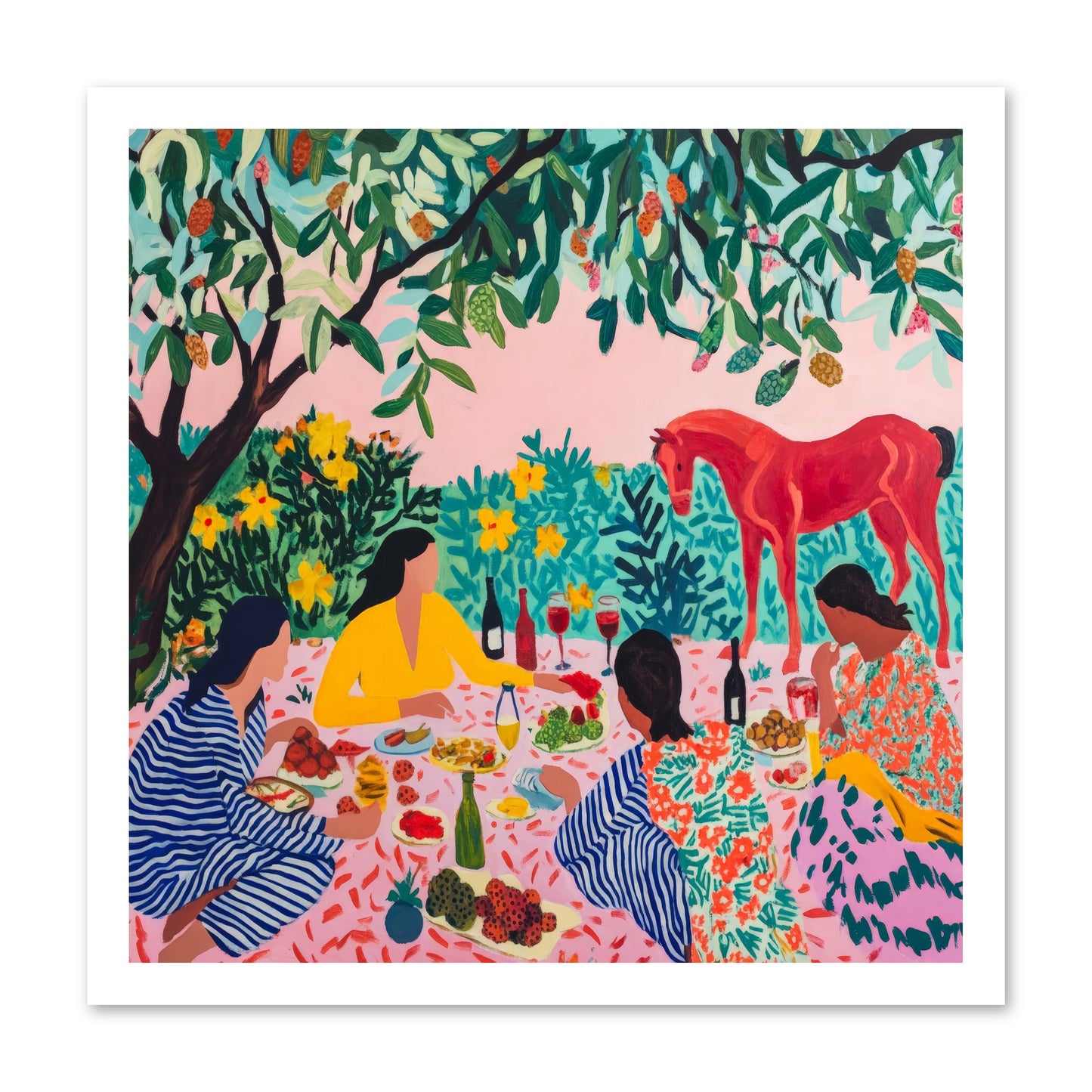 Summer Lingers -- Paper Print 20x20