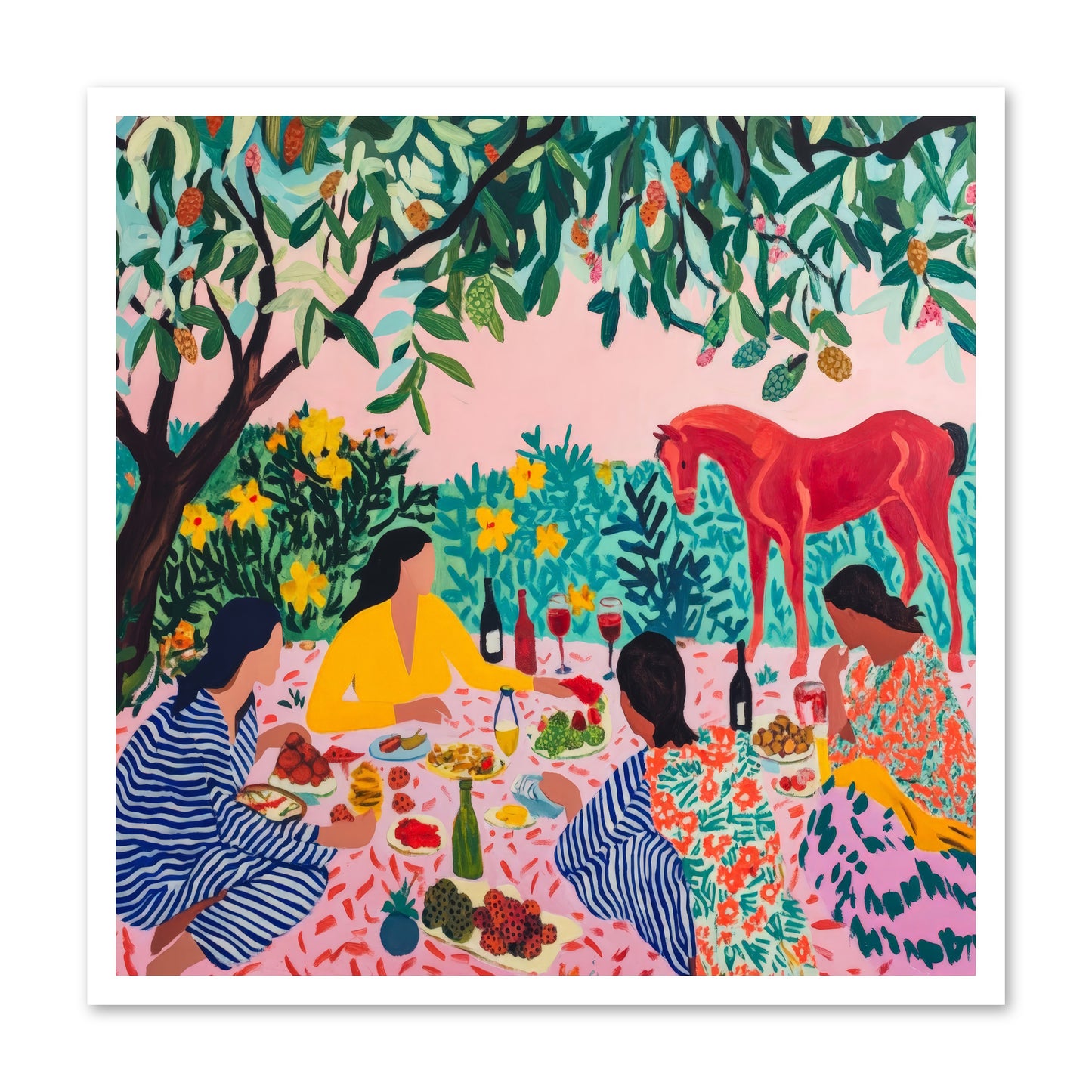 Summer Lingers -- Paper Print 30x30