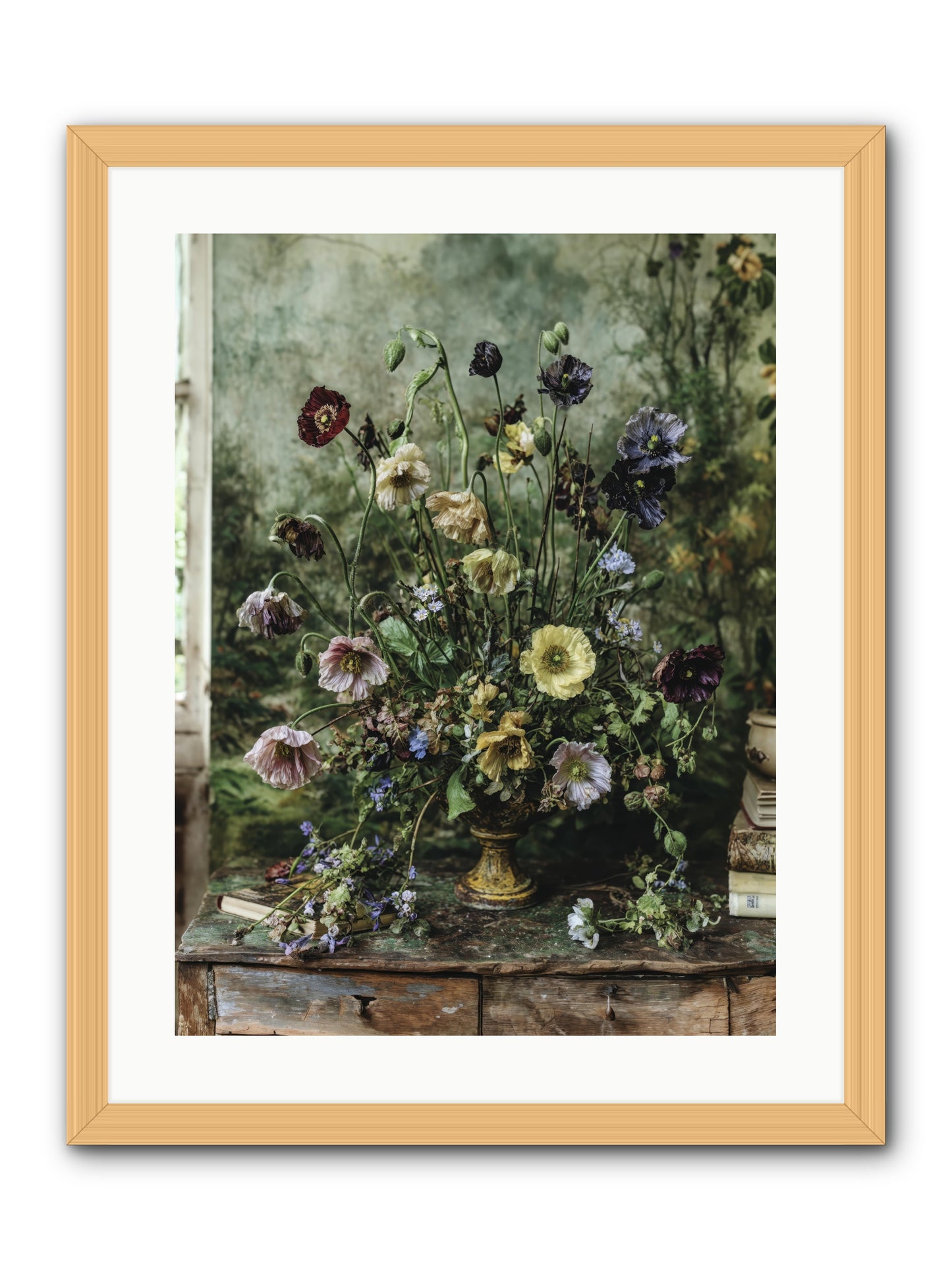 Summer Lustre -- Framed Print - Natural 18x24