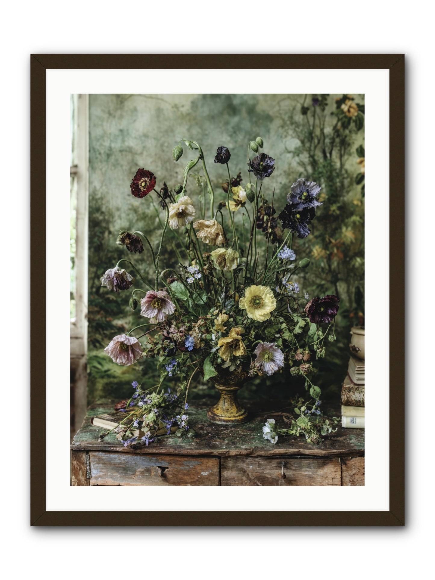 Summer Lustre -- Framed Print - Black 24x32