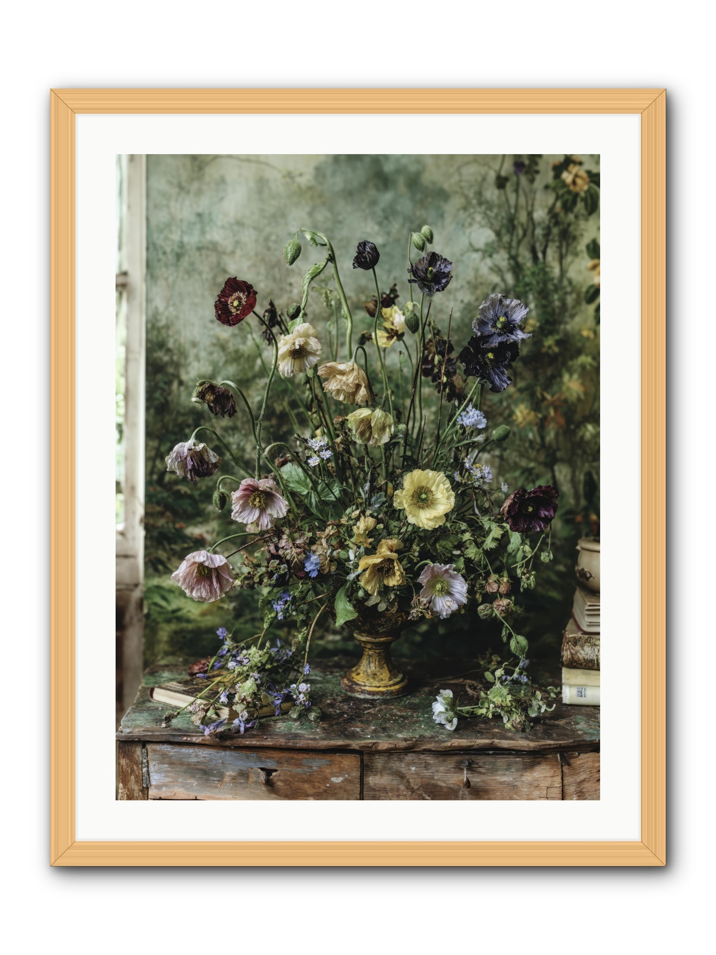 Summer Lustre -- Framed Print - Natural 24x32