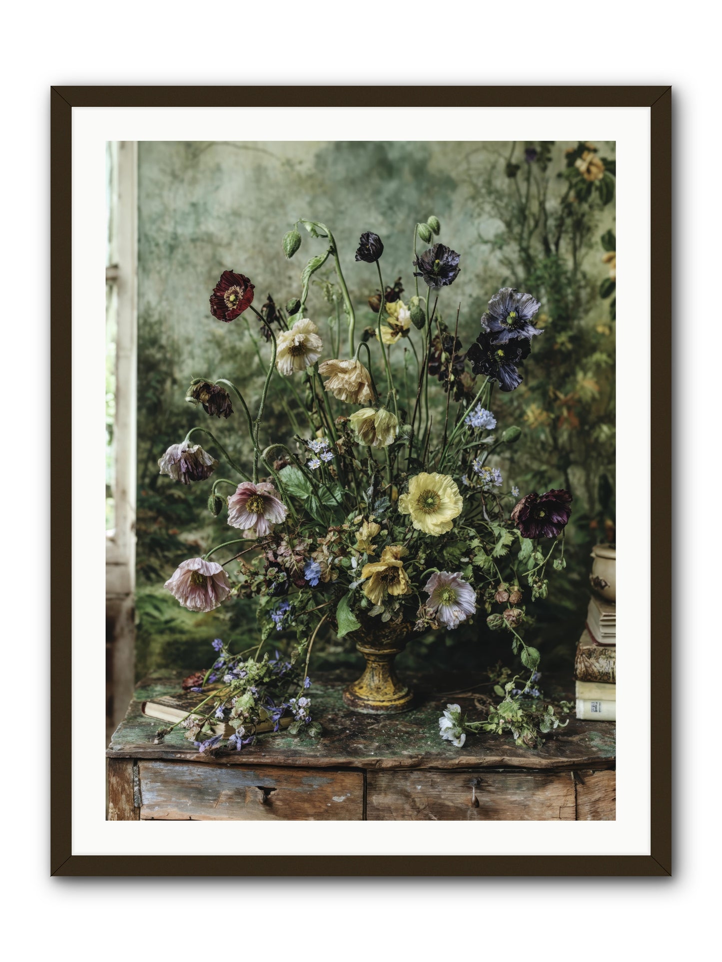 Summer Lustre -- Framed Print - Black 30x40