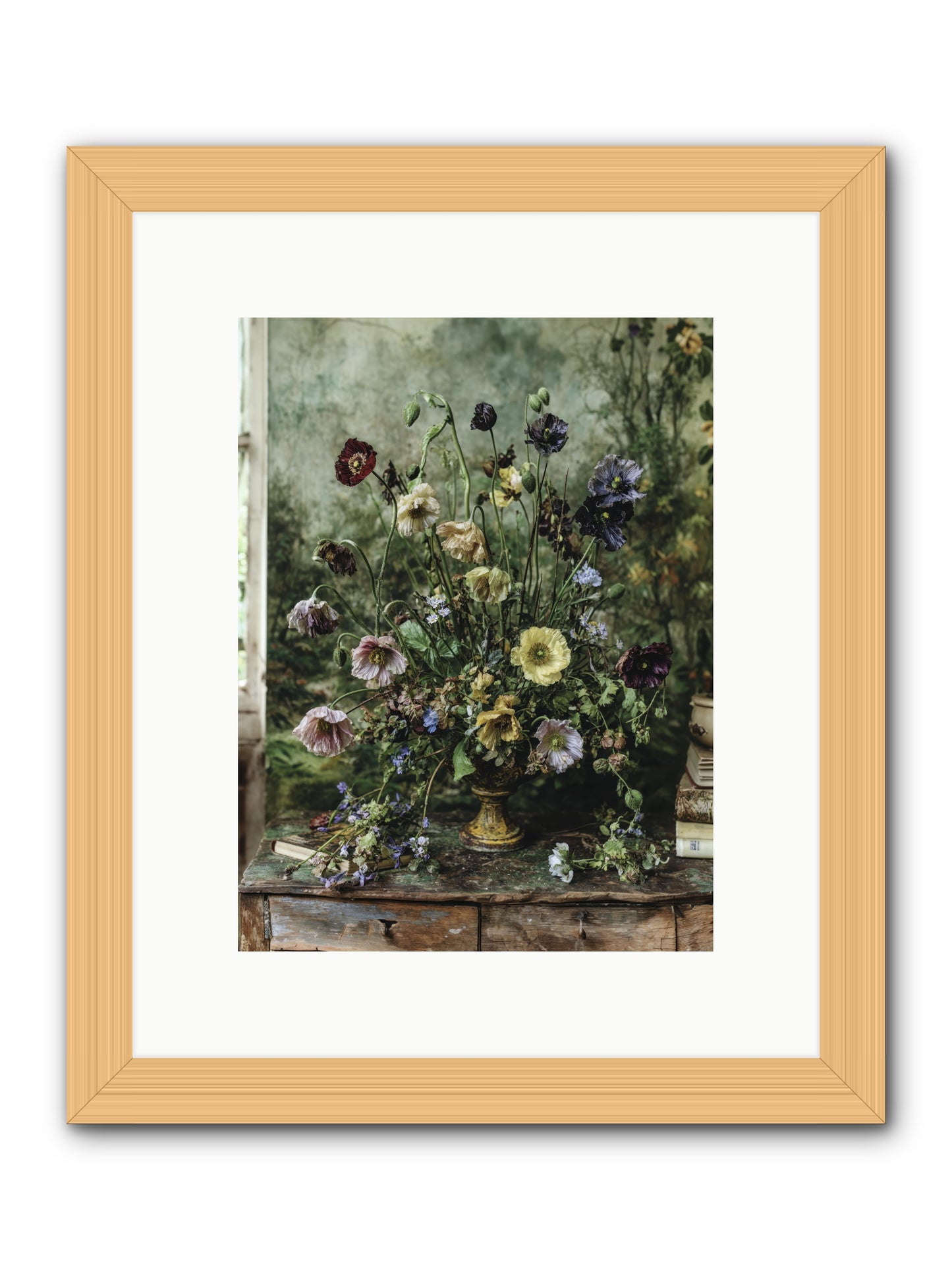Summer Lustre -- Framed Print - Natural 9x12