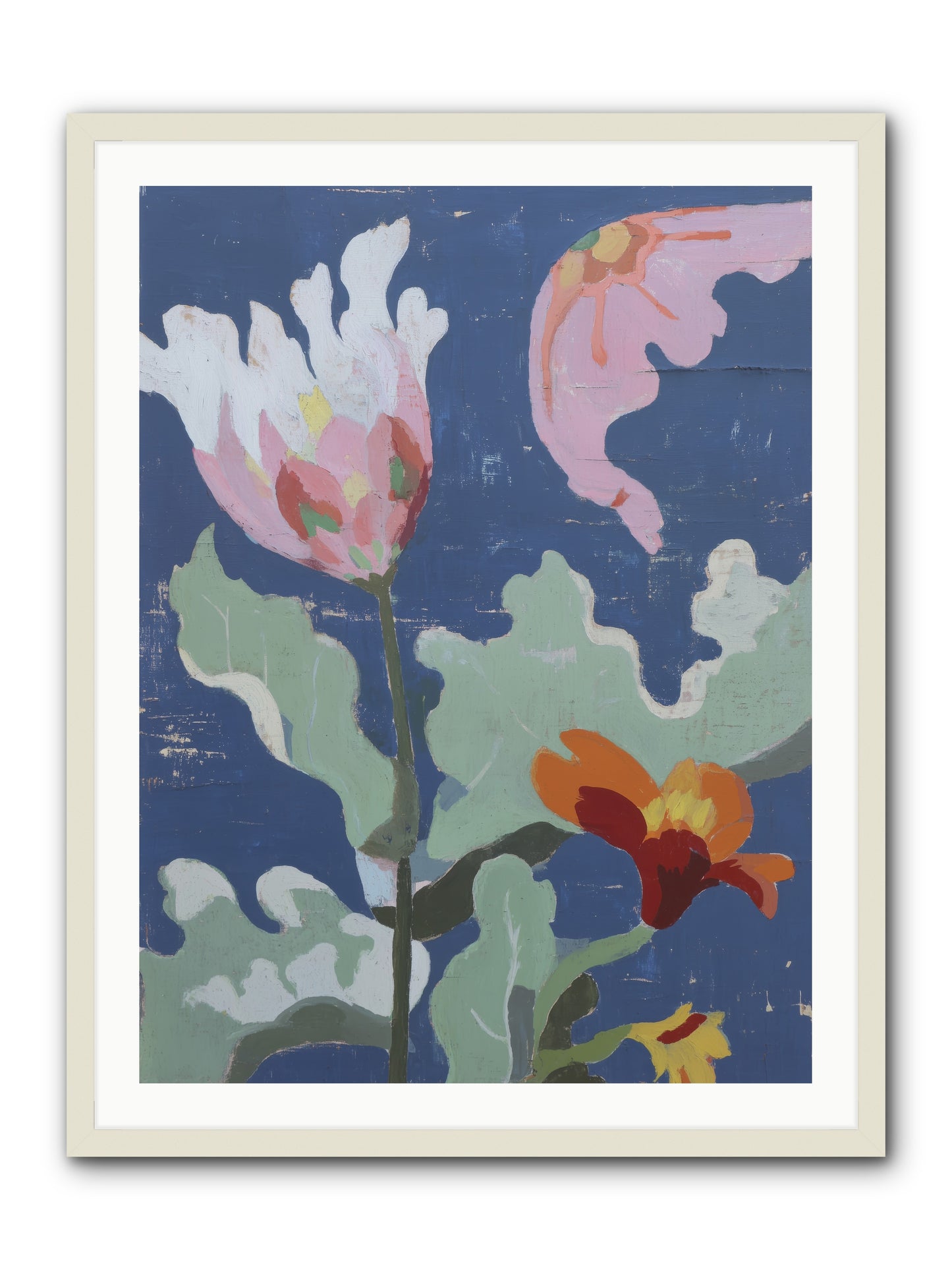 Summer Memory -- Framed Print - White 30x40