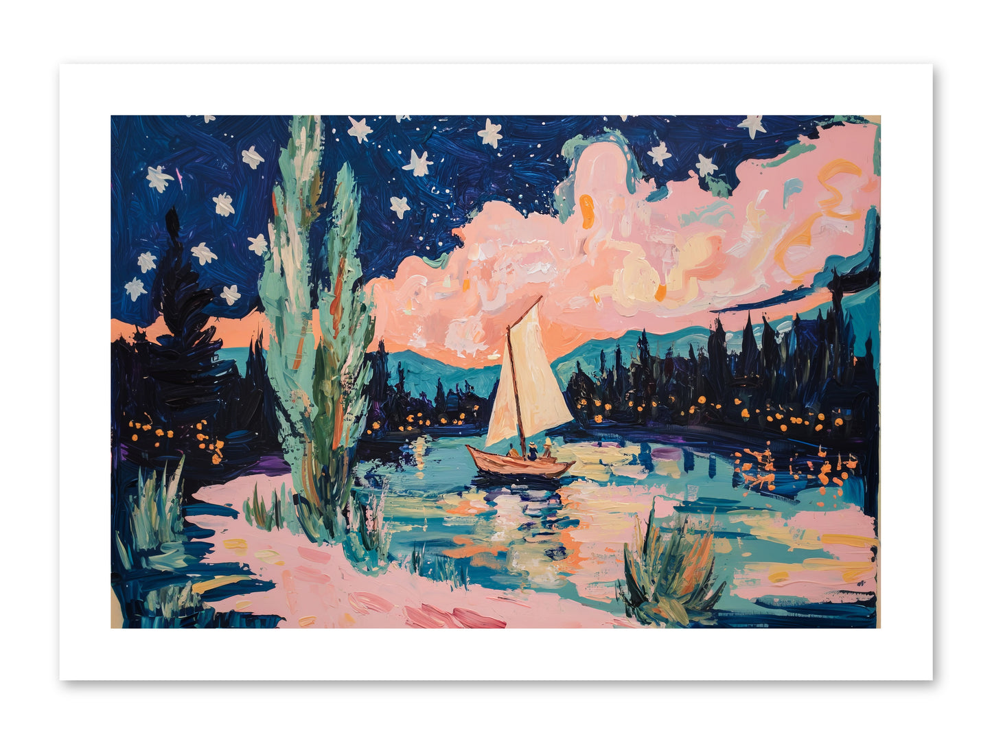 Summer Sails No. 1 -- Paper Print 15x10