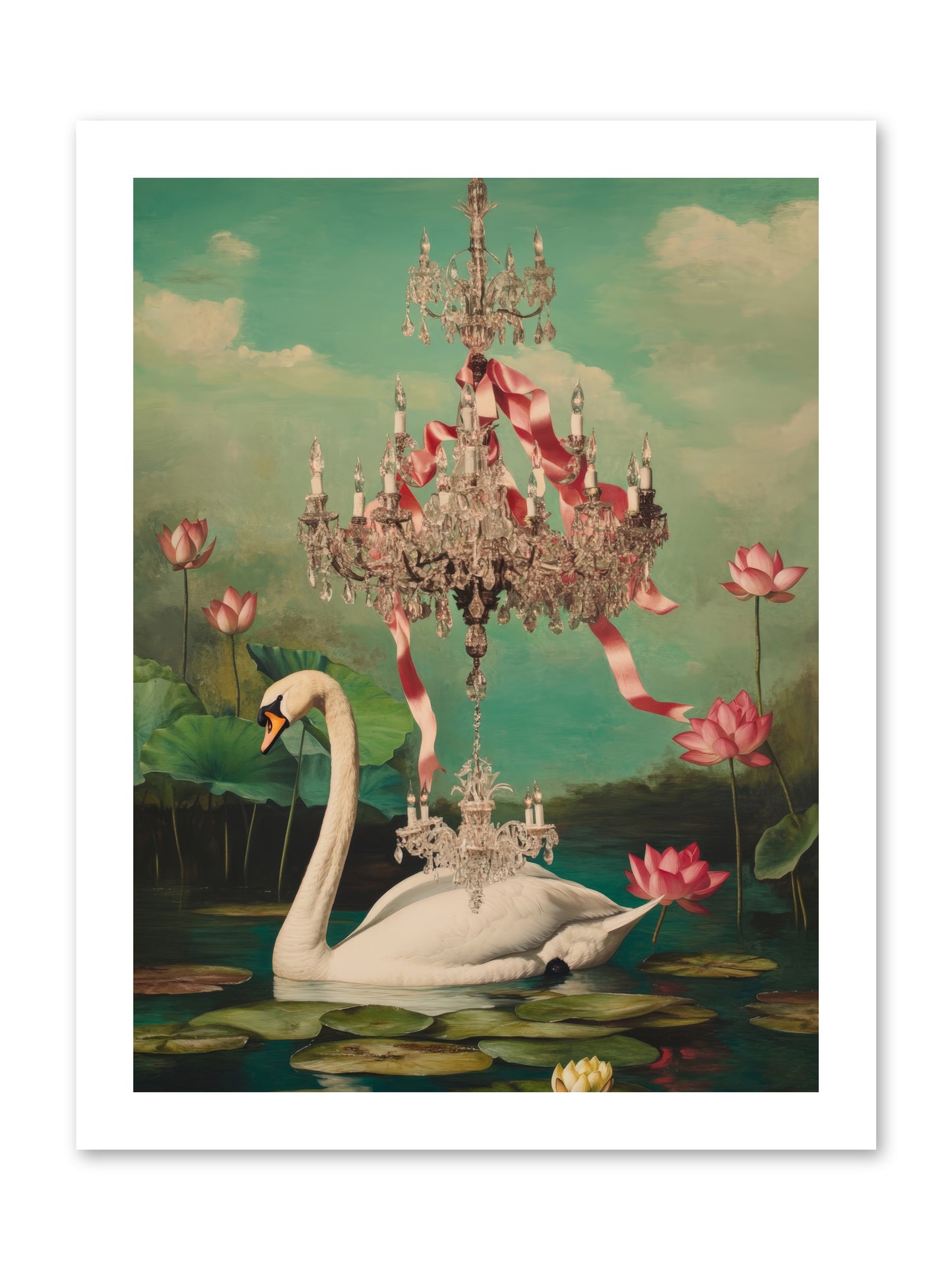 Summer Speaks French No.1Rez2 -- Paper Print 12x16