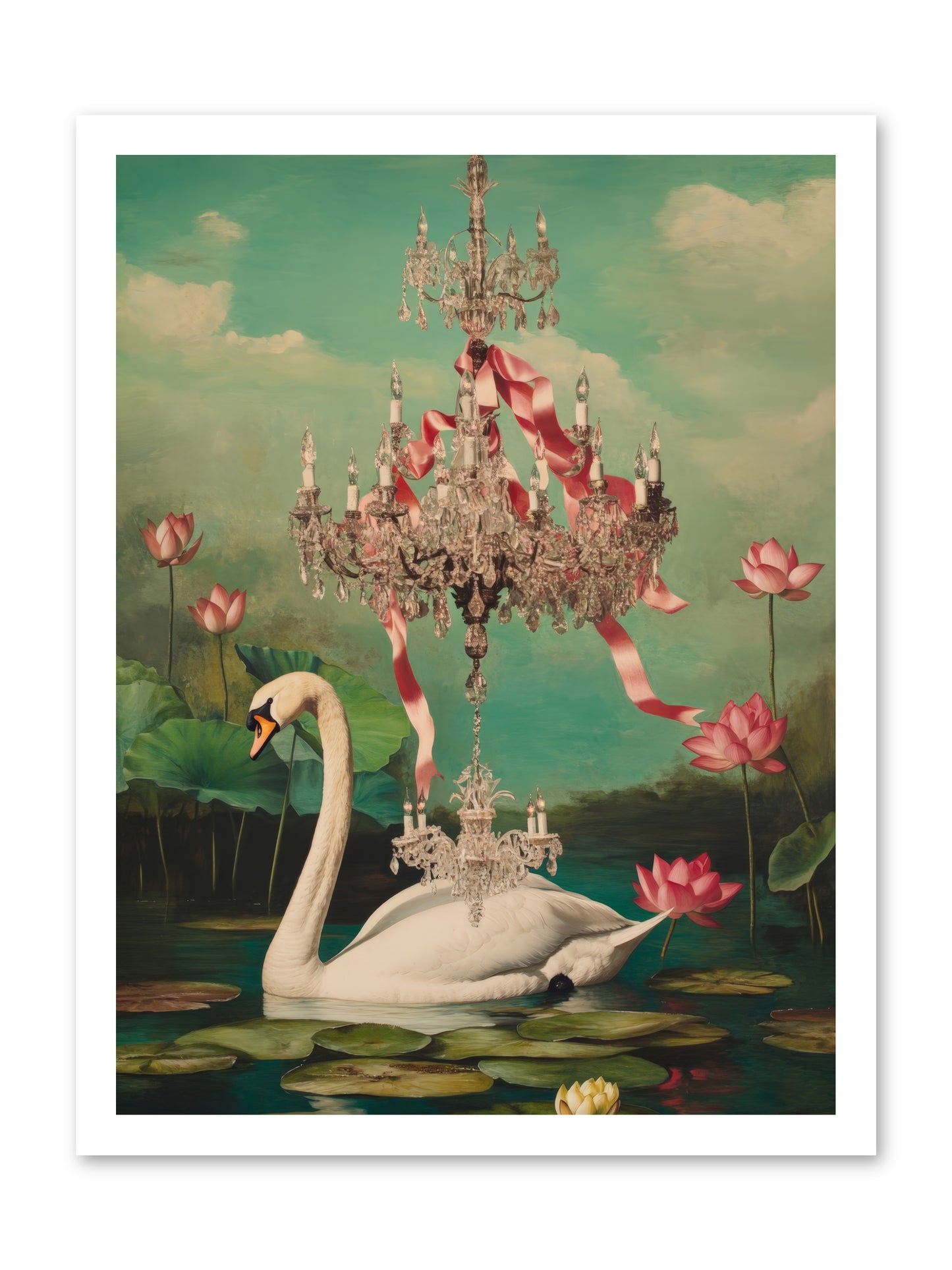 Summer Speaks French No.1Rez2 -- Loose Canvas Print 18x24