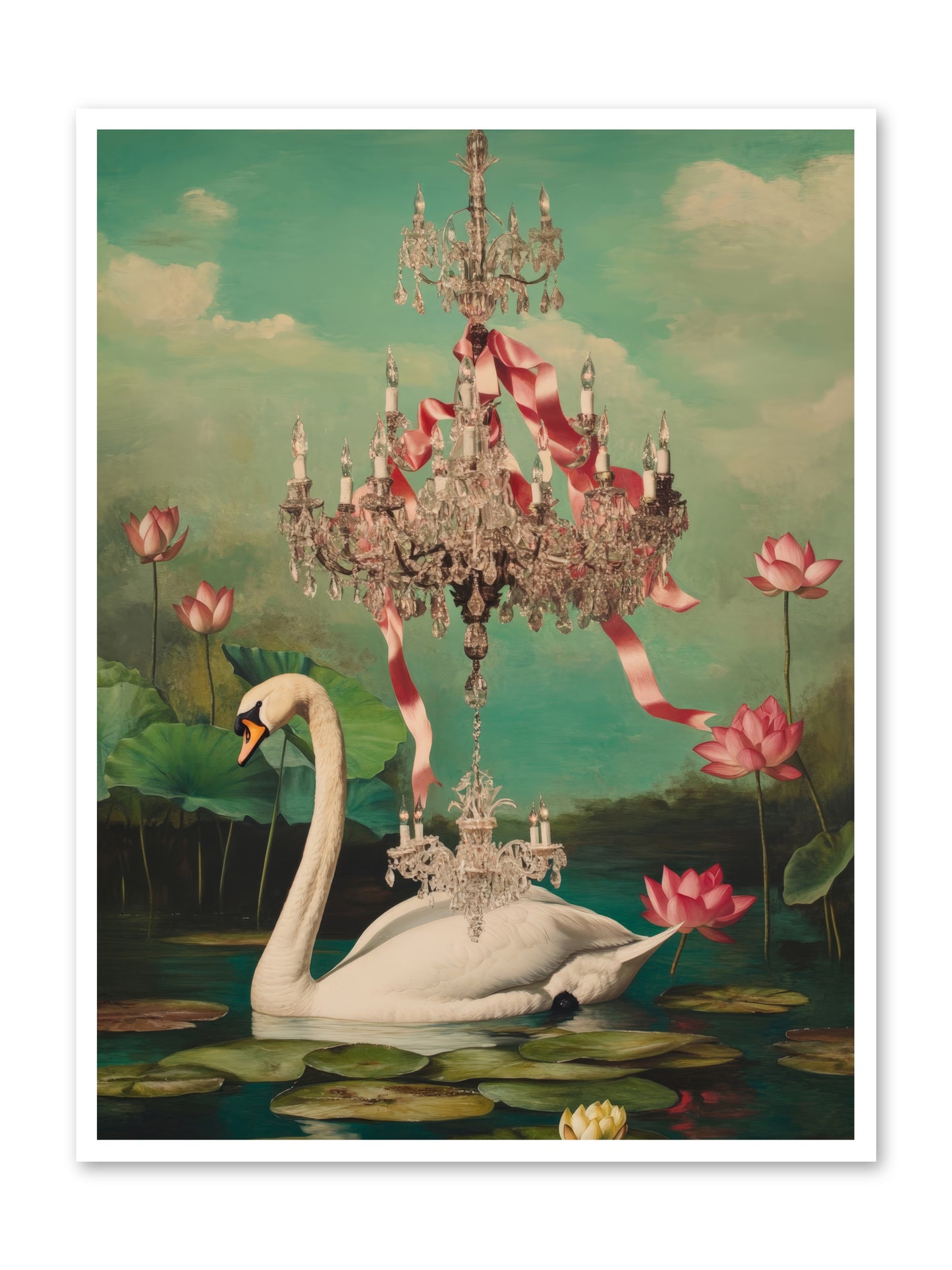 Summer Speaks French No.1Rez2 -- Loose Canvas Print 36x48