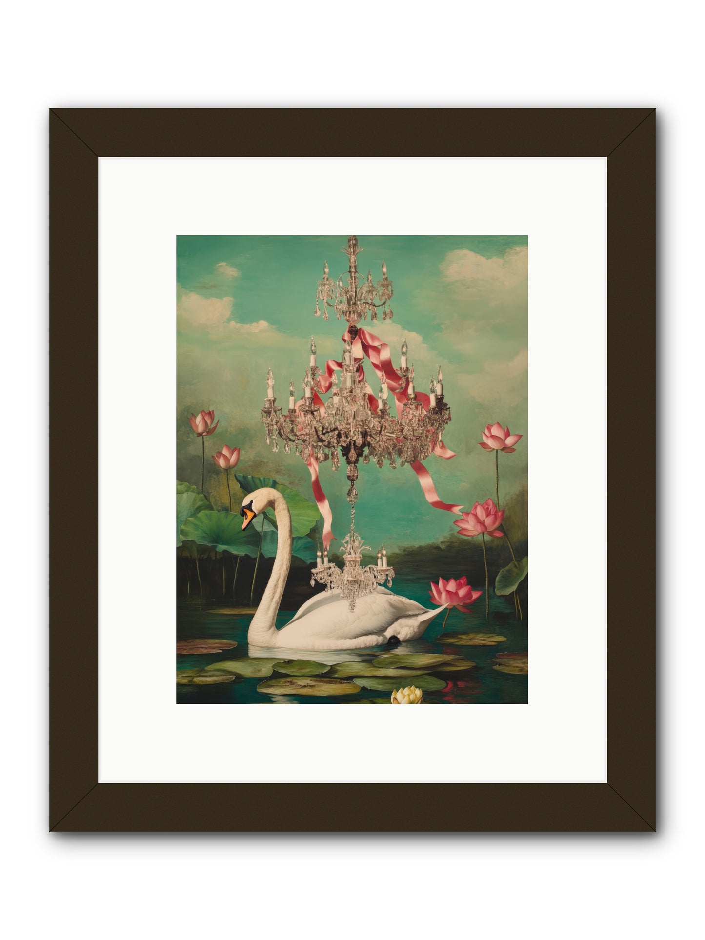 Summer Speaks French No.1Rez2 -- Framed Print - Black 9x12