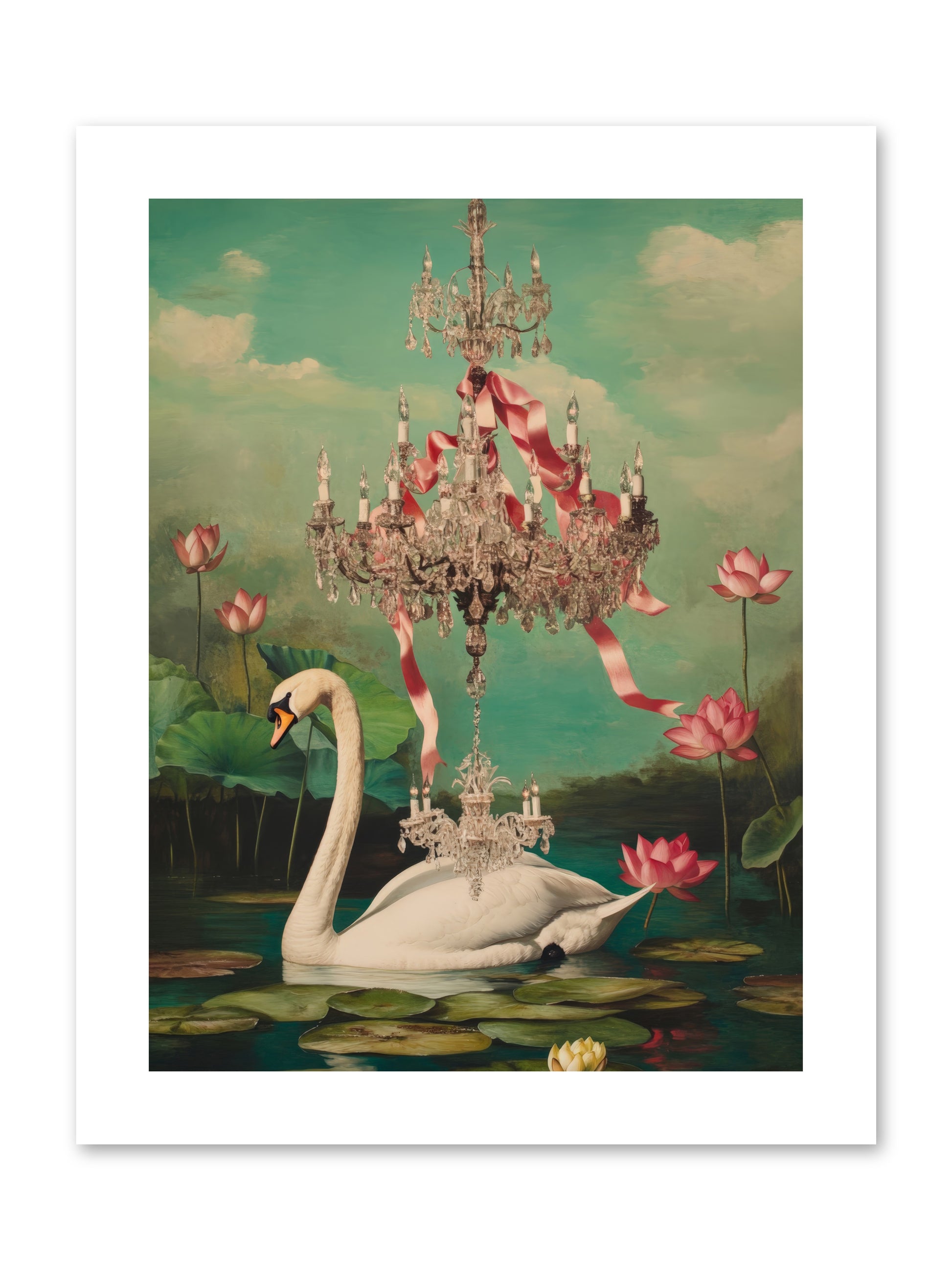 Summer Speaks French No.1Rez2 -- Paper Print 9x12