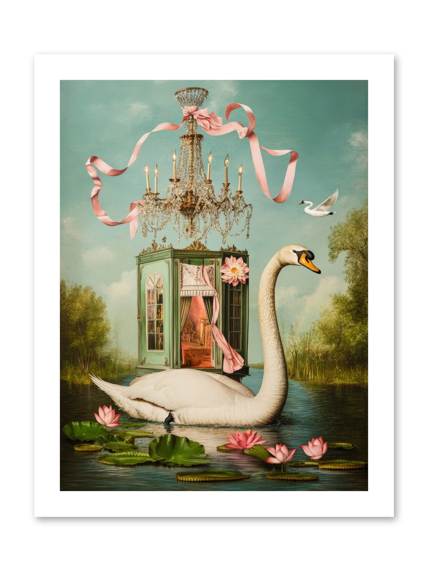Summer Speaks French No.2Rez2 -- Loose Canvas Print 12x16