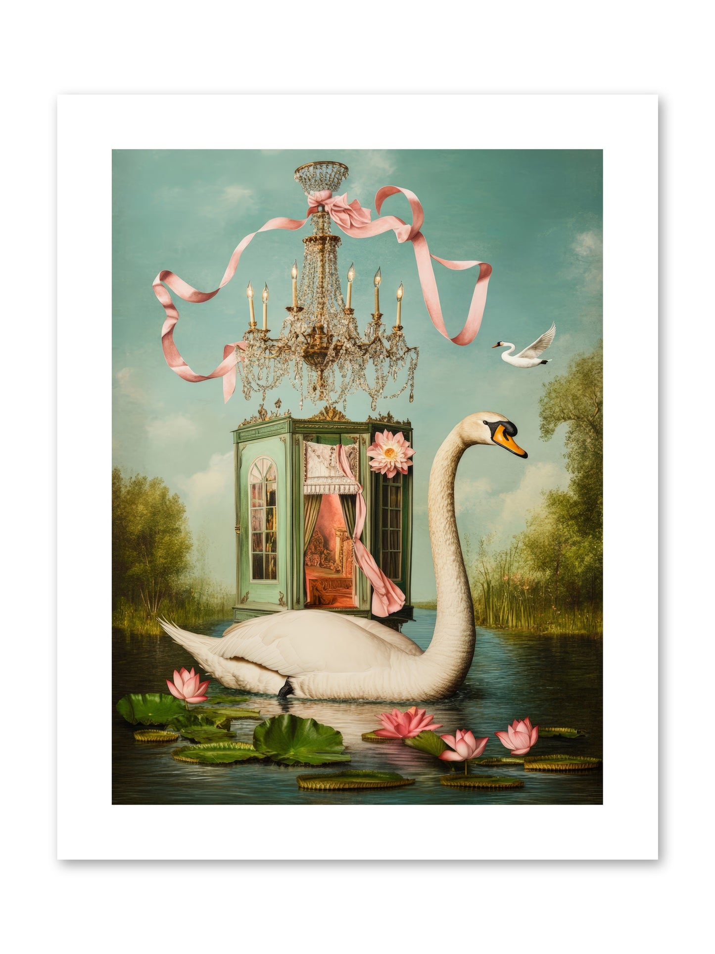 Summer Speaks French No.2Rez2 -- Paper Print 9x12