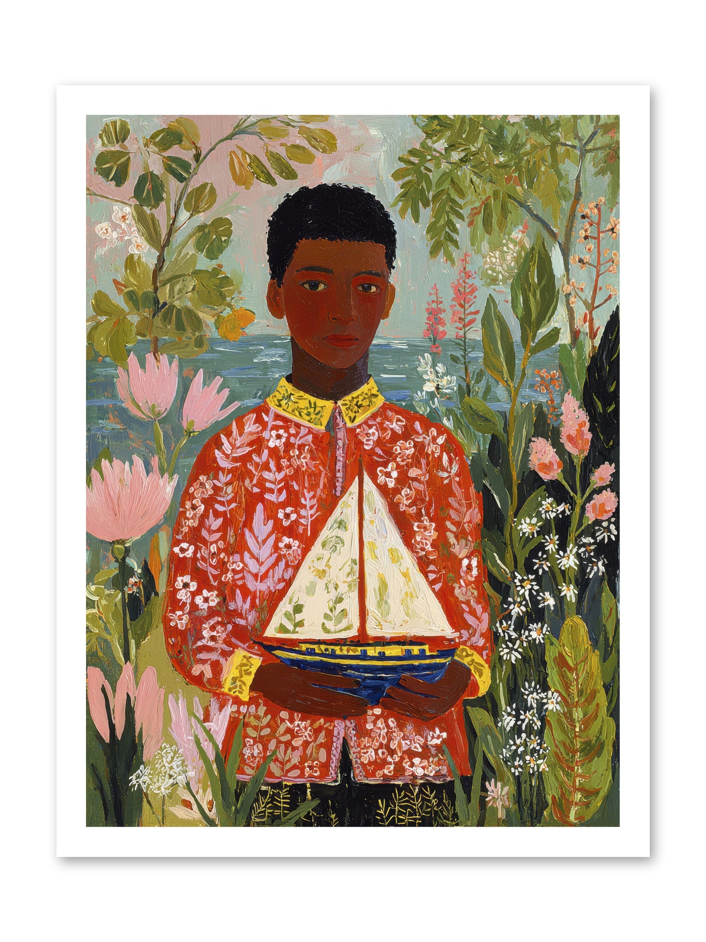 Summer Visitors -- Loose Canvas Print 18x24