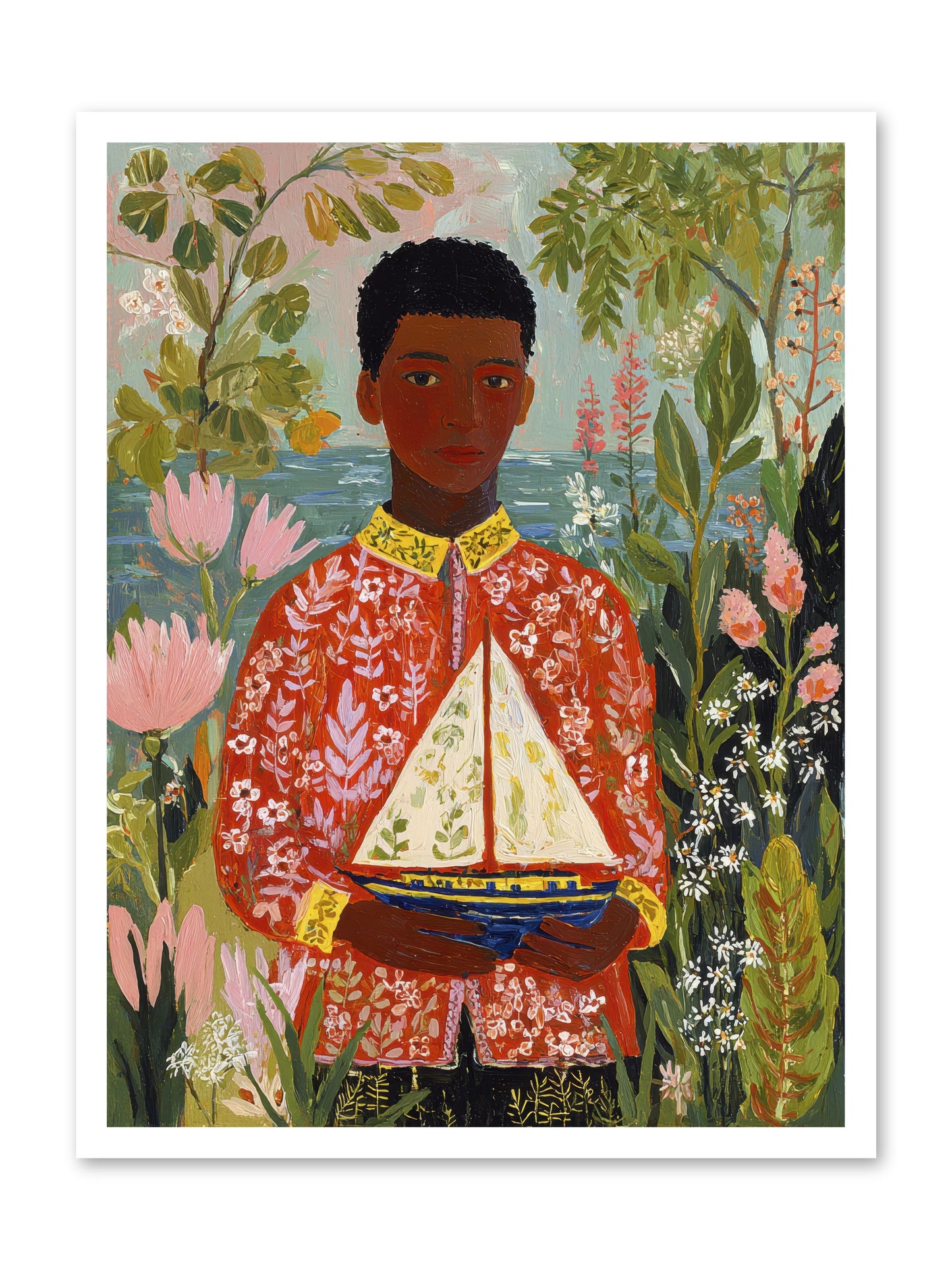 Summer Visitors -- Paper Print 24x32
