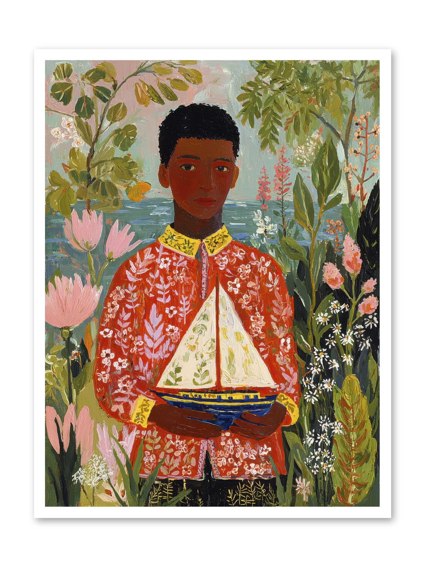 Summer Visitors -- Loose Canvas Print 30x40