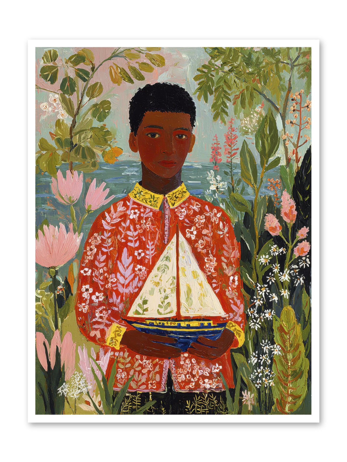 Summer Visitors -- Paper Print 36x48