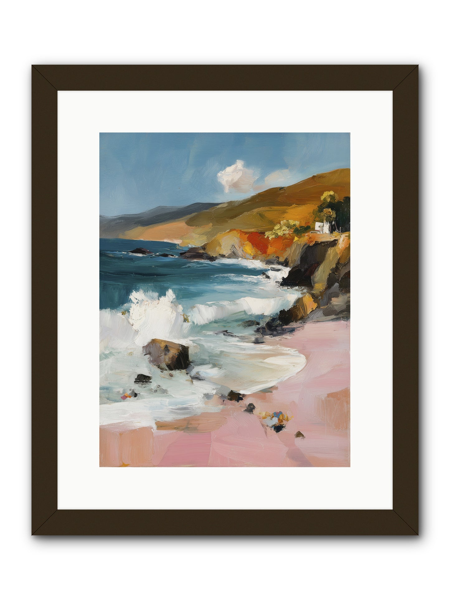 Summer Winds -- Framed Print - Black 12x16