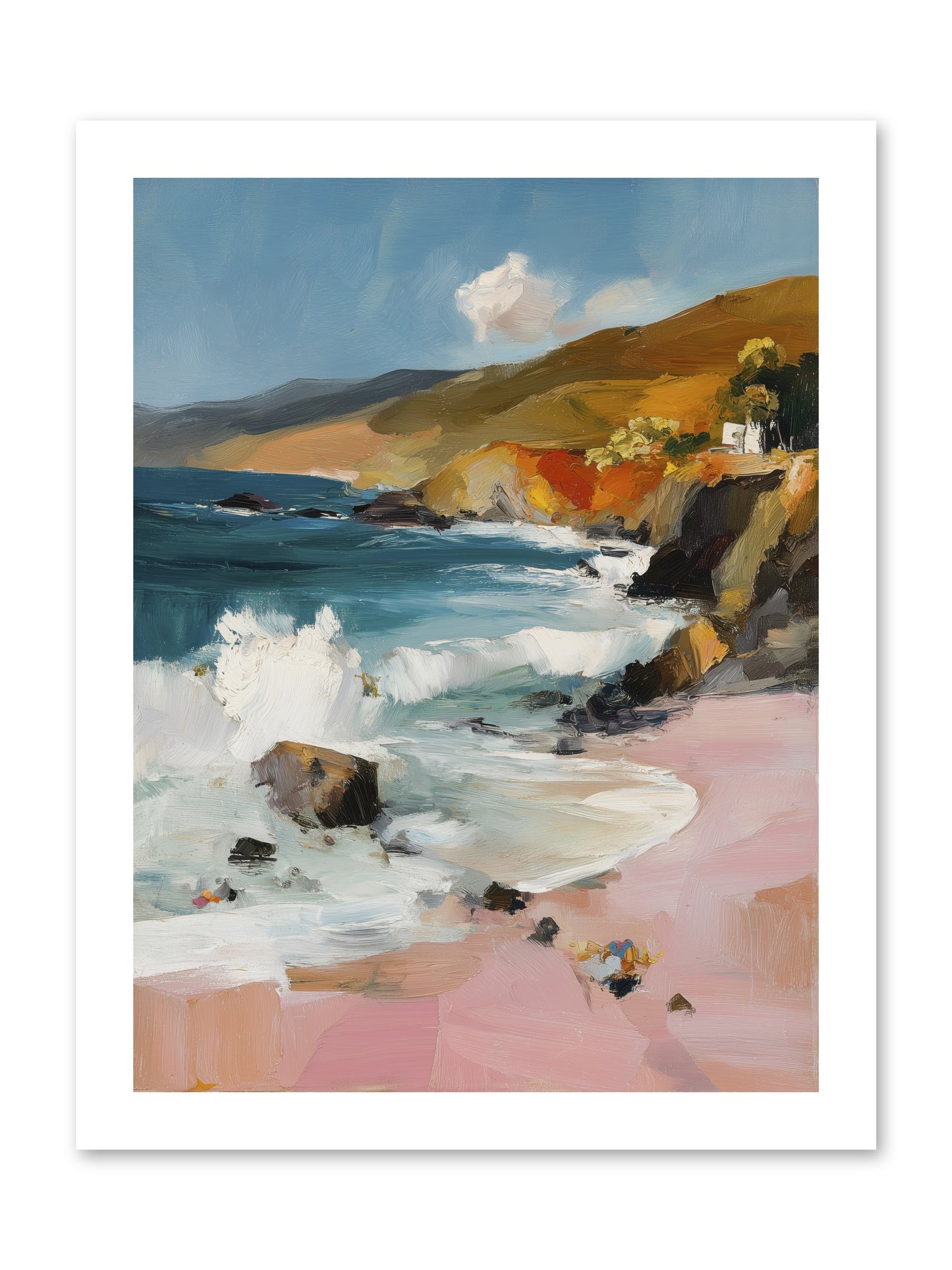 Summer Winds -- Loose Canvas Print 12x16