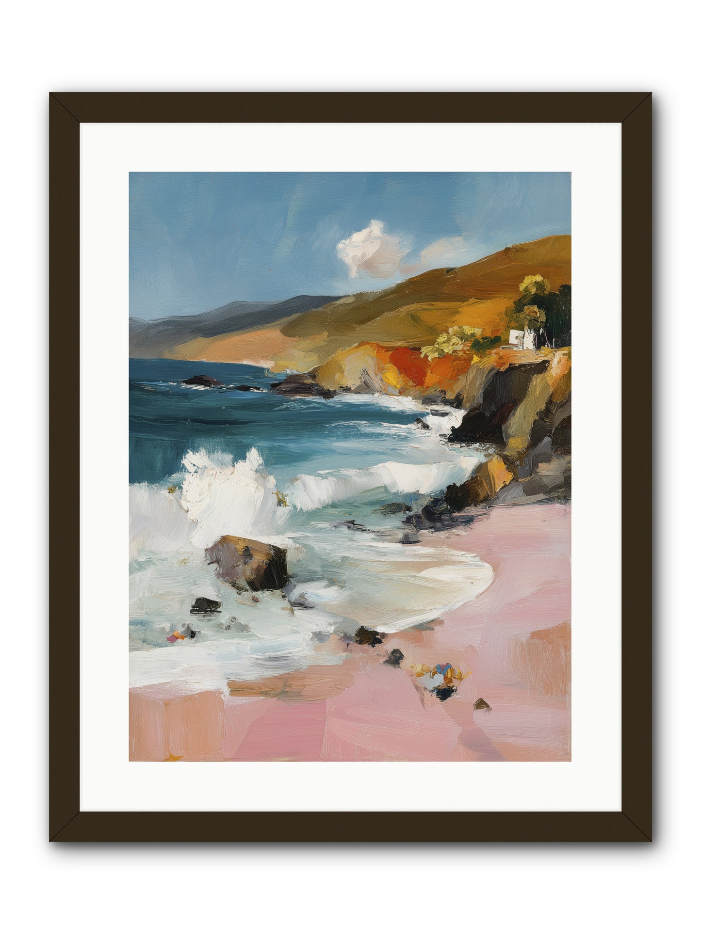 Summer Winds -- Framed Print - Black 18x24