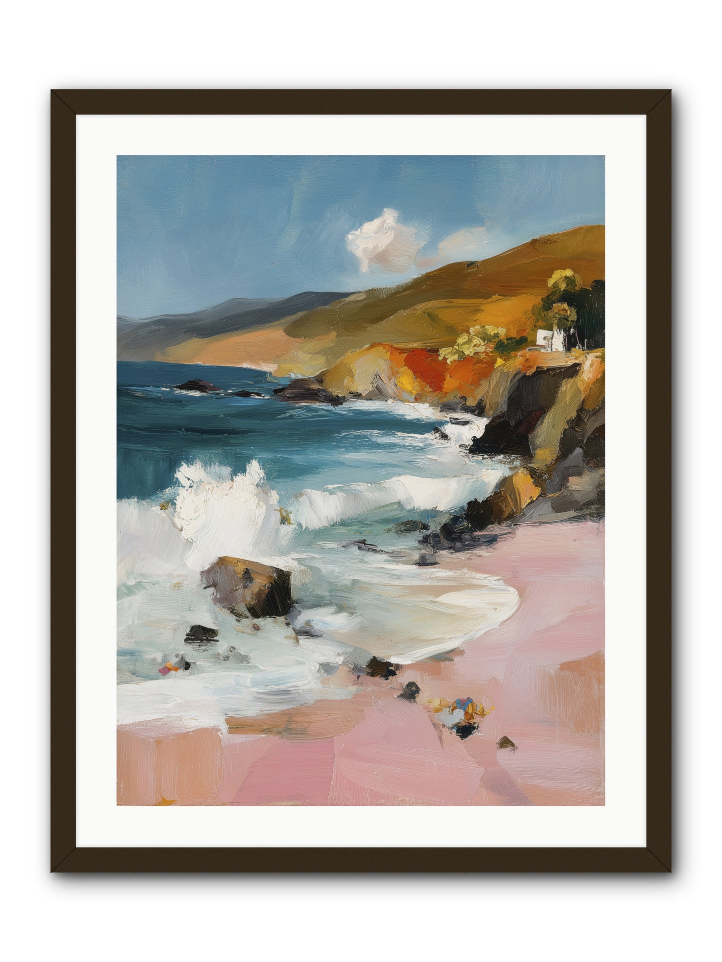 Summer Winds -- Framed Print - Black 24x32