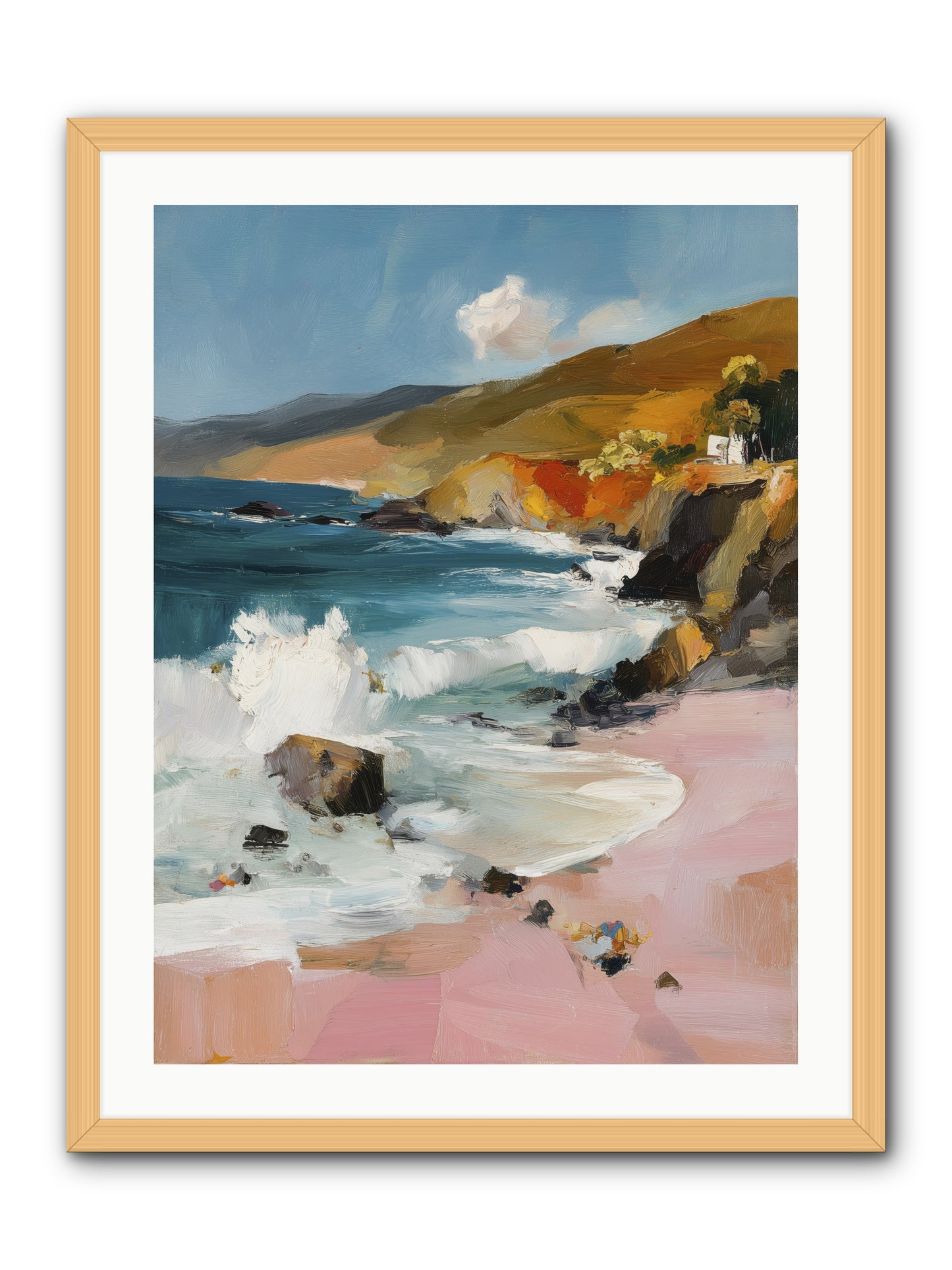 Summer Winds -- Framed Print - Natural 24x32