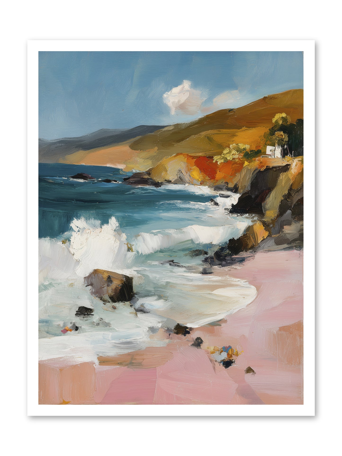 Summer Winds -- Loose Canvas Print 24x32