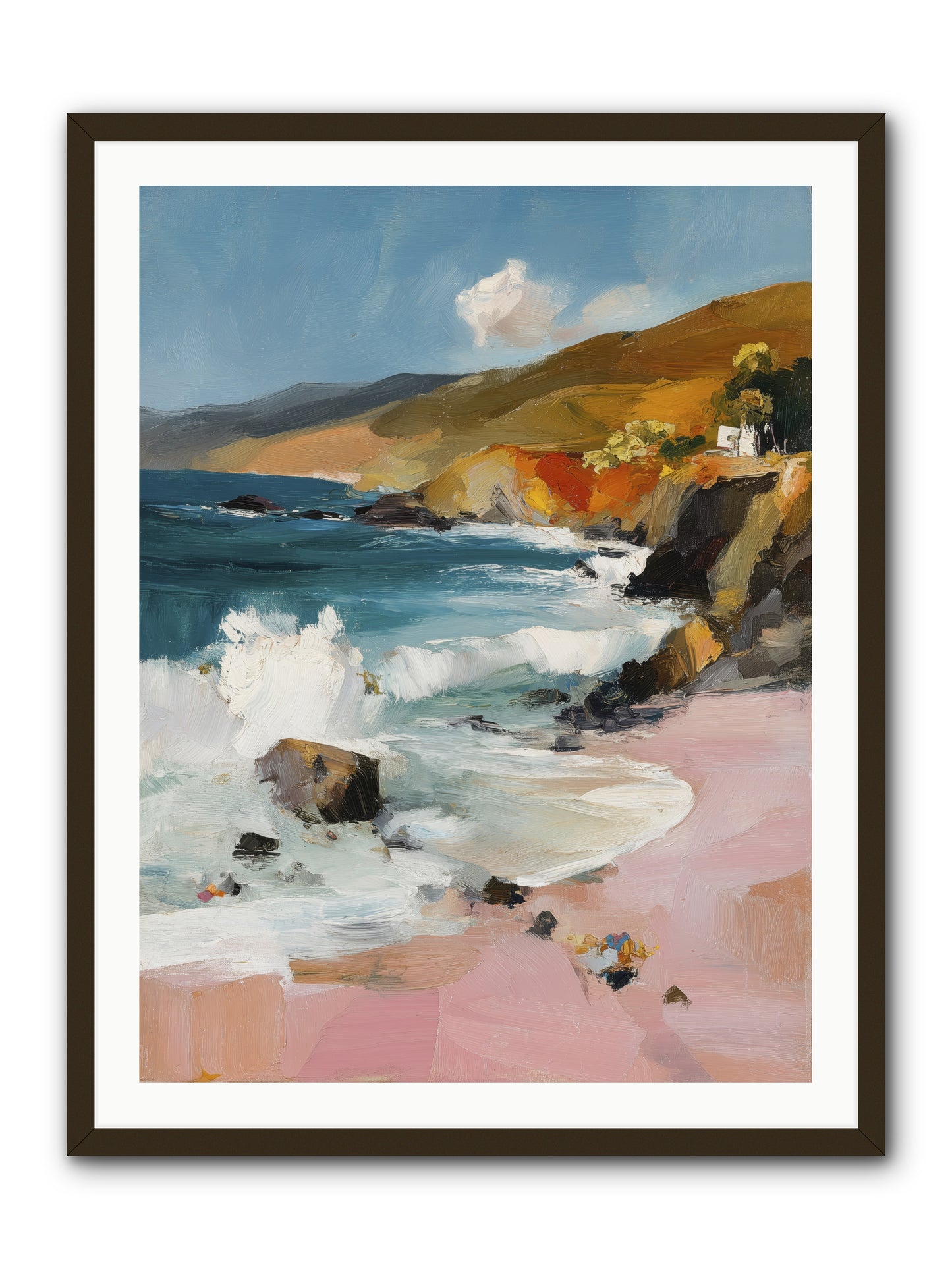 Summer Winds -- Framed Print - Black 30x40