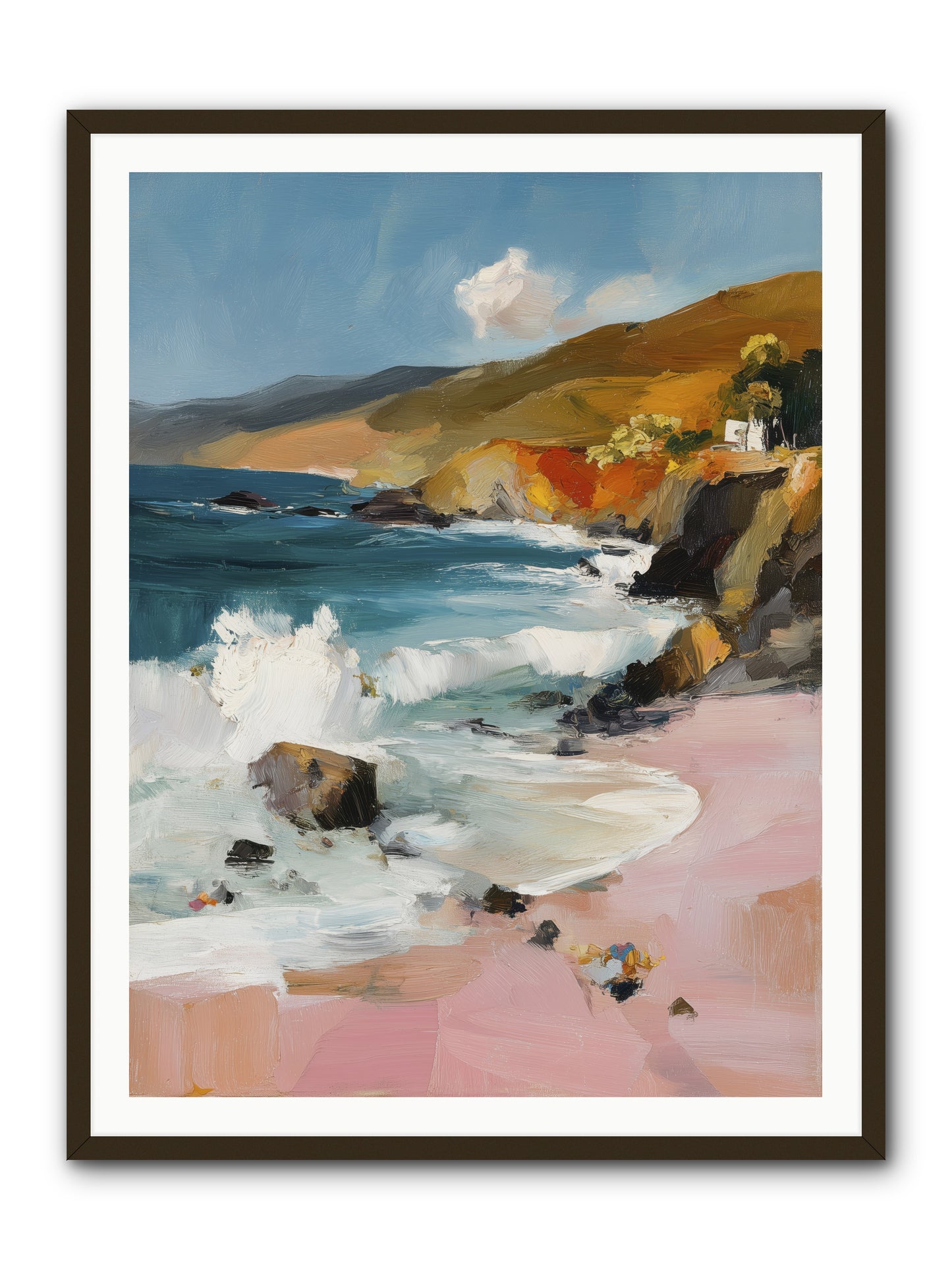 Summer Winds -- Framed Print - Black 36x48