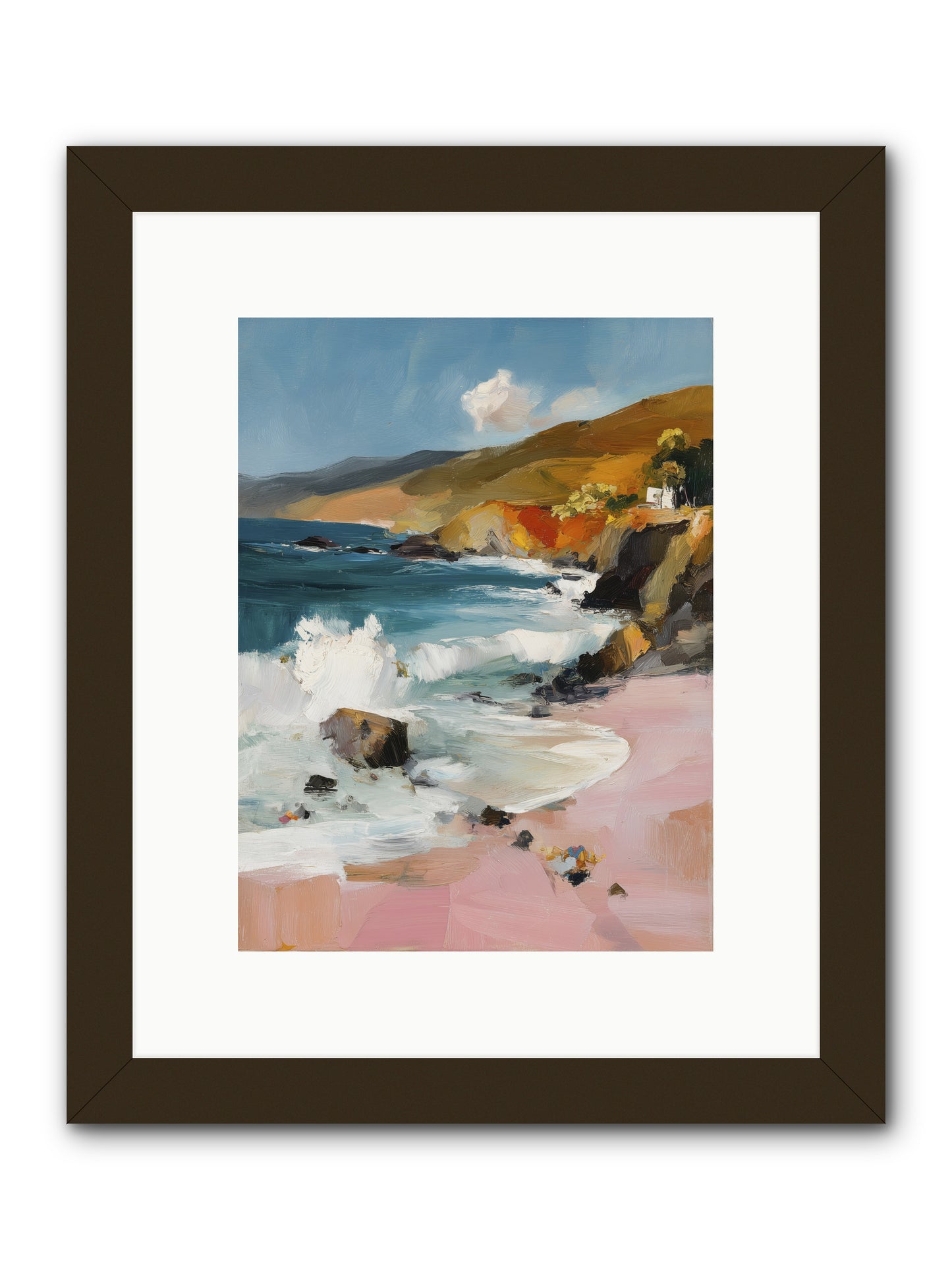 Summer Winds -- Framed Print - Black 9x12