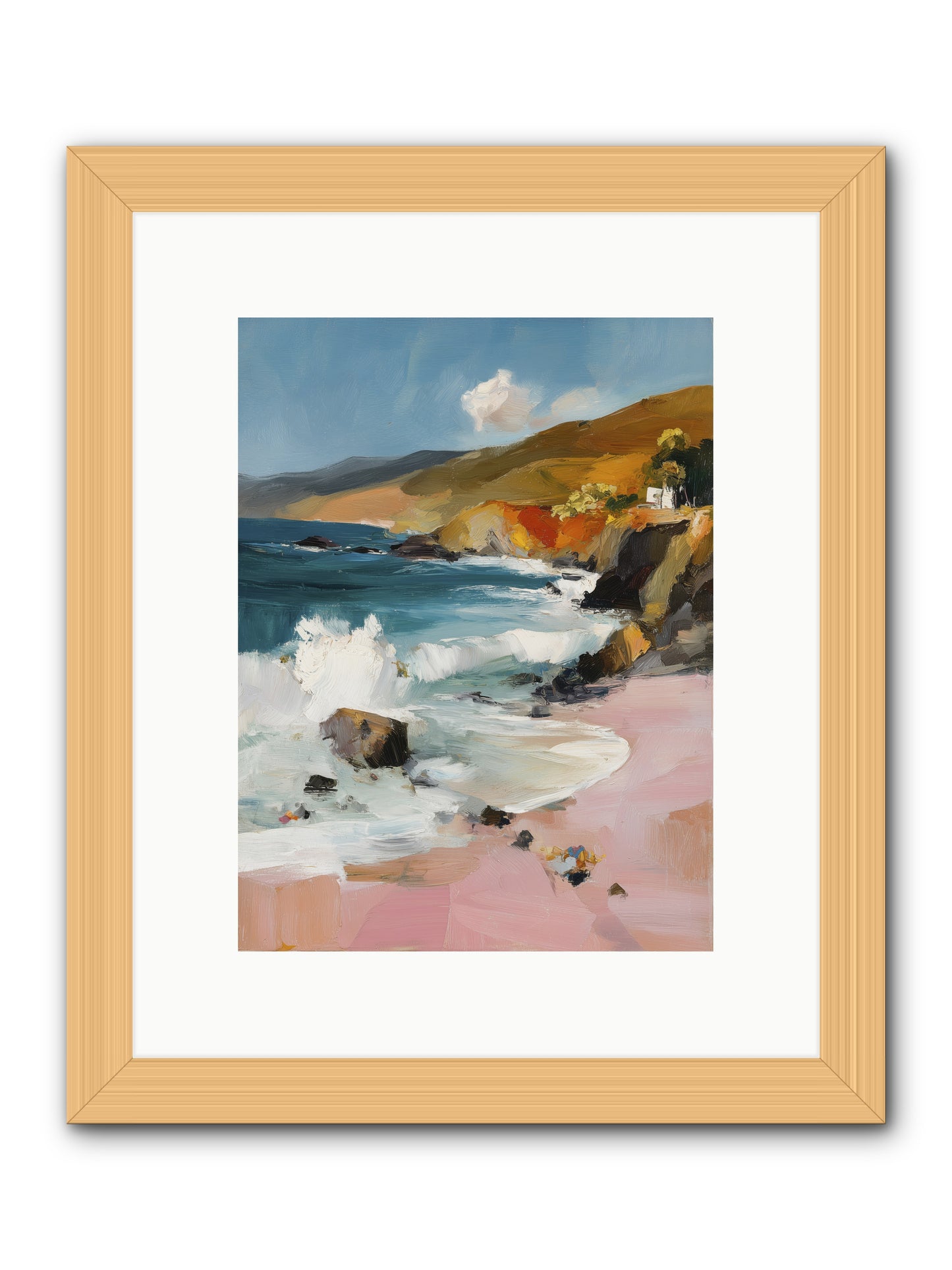 Summer Winds -- Framed Print - Natural 9x12