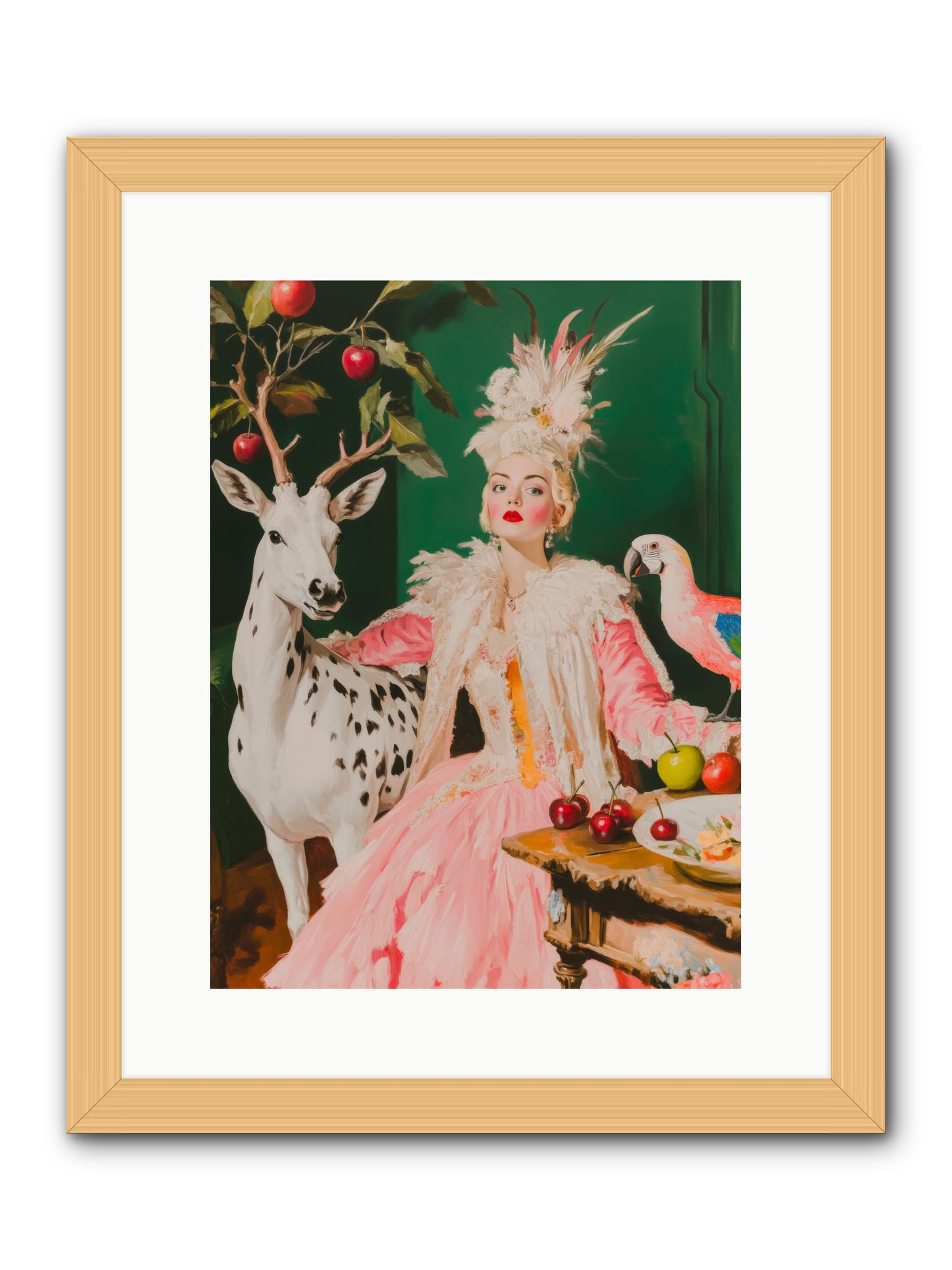 Summer at Sweet ValeRez2 -- Framed Print - Natural 12x16
