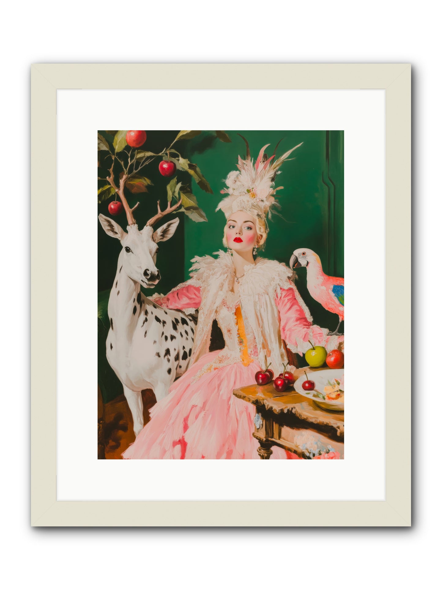 Summer at Sweet ValeRez2 -- Framed Print - White 12x16