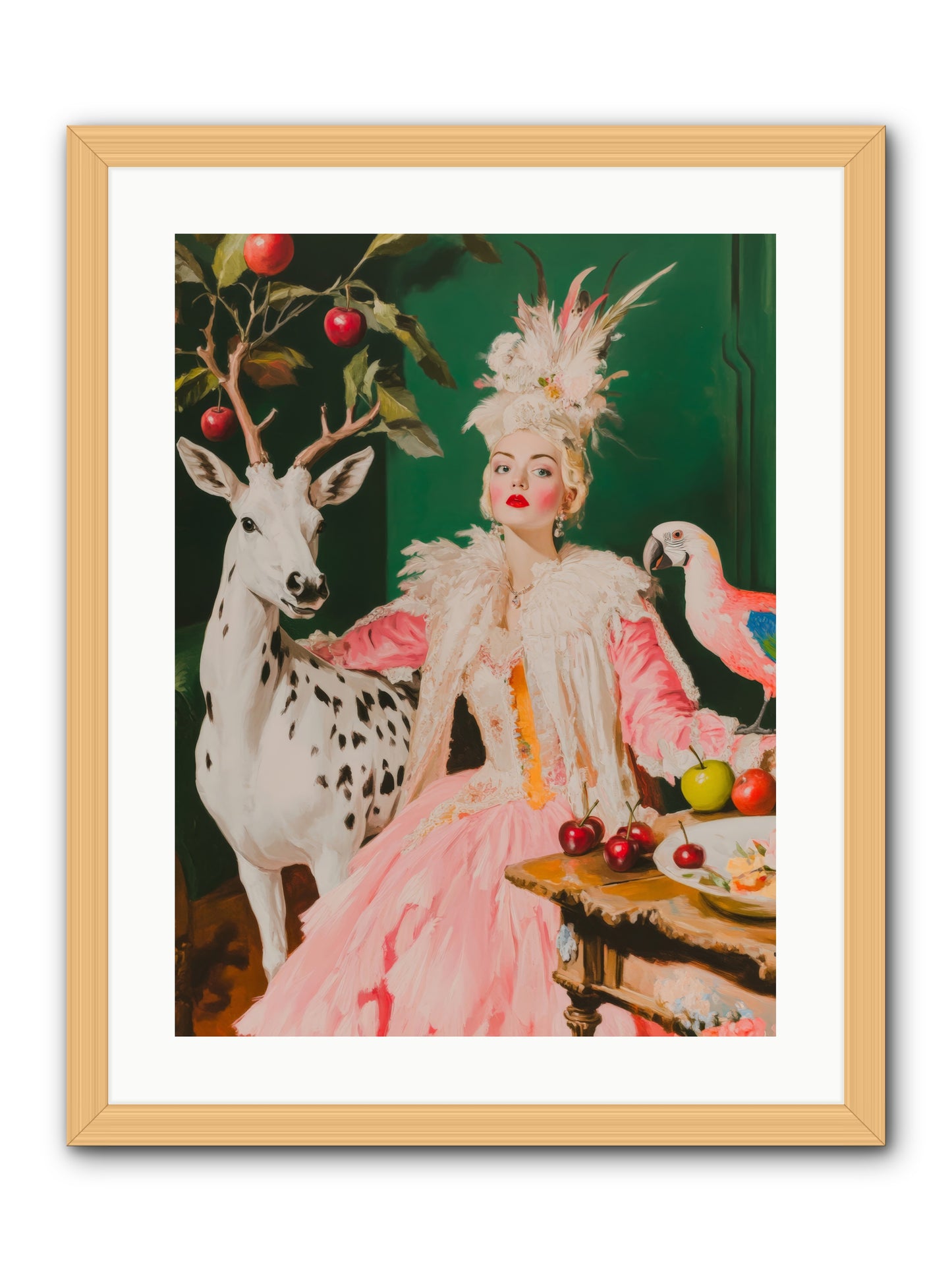 Summer at Sweet ValeRez2 -- Framed Print - Natural 18x24