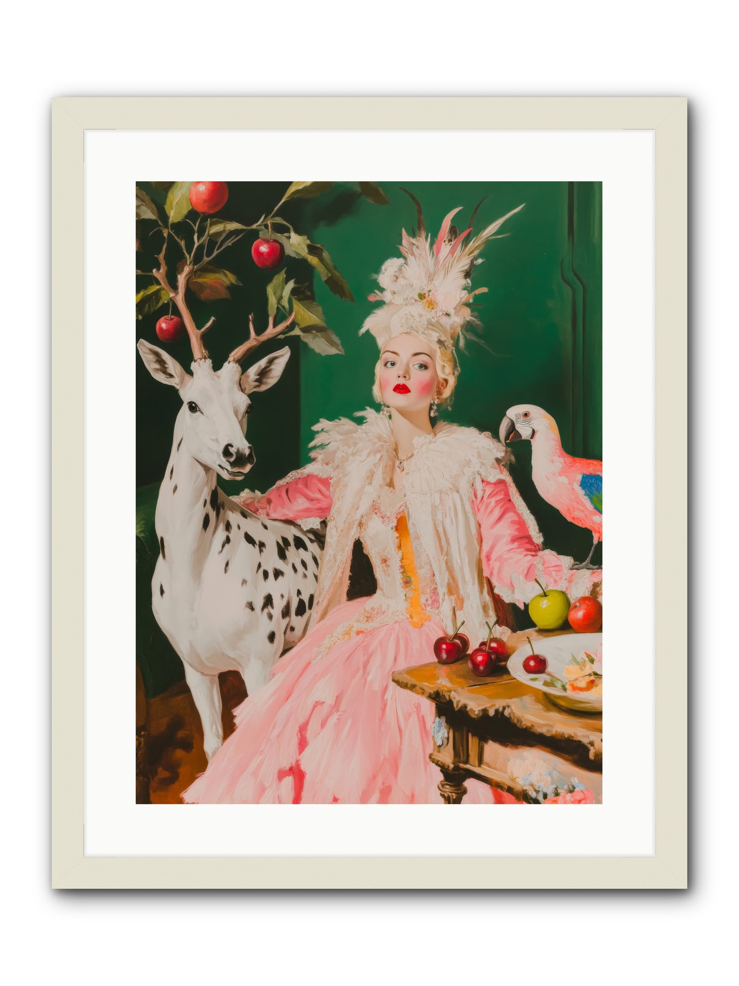 Summer at Sweet ValeRez2 -- Framed Print - White 18x24