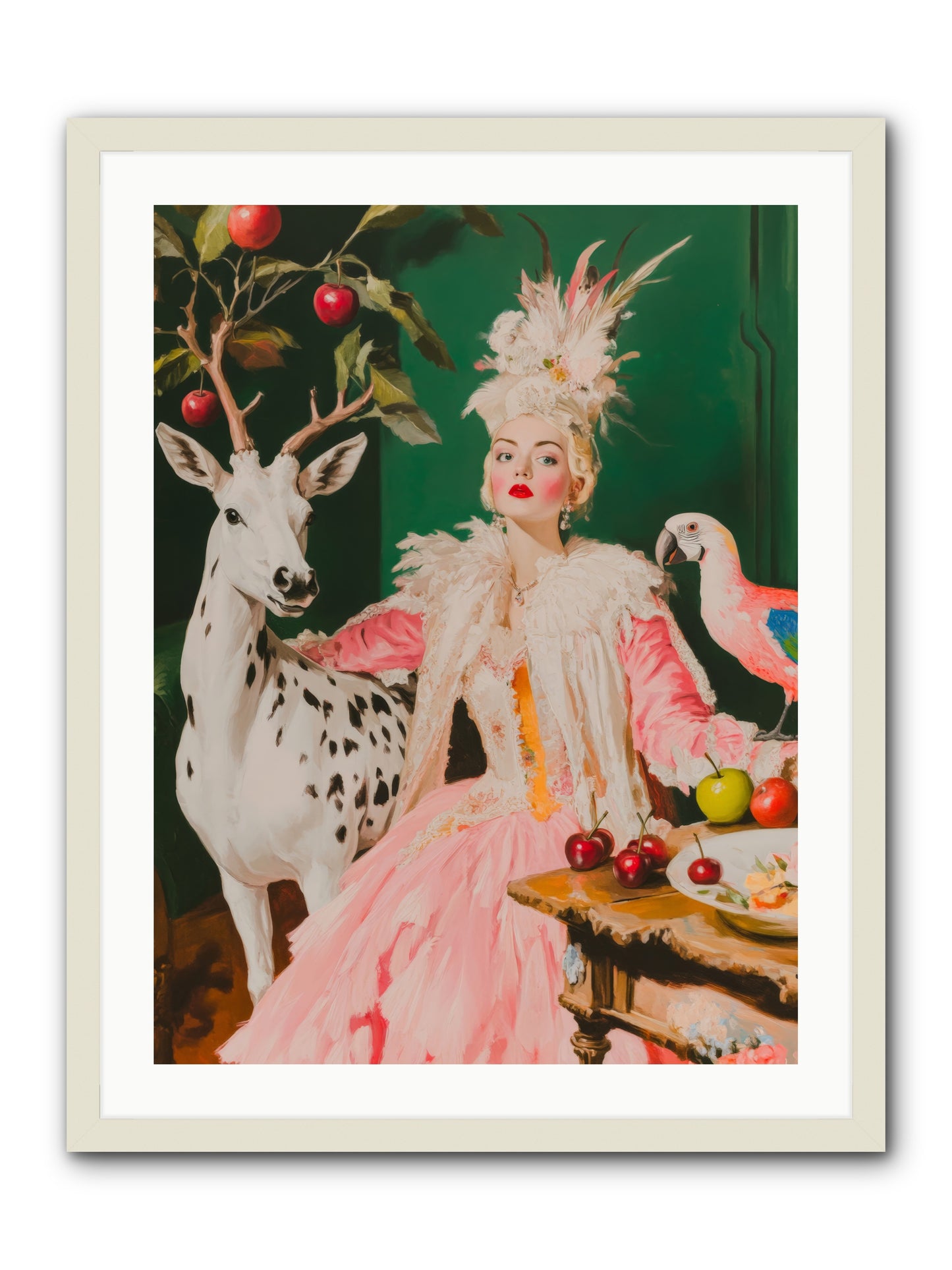 Summer at Sweet ValeRez2 -- Framed Print - White 24x32