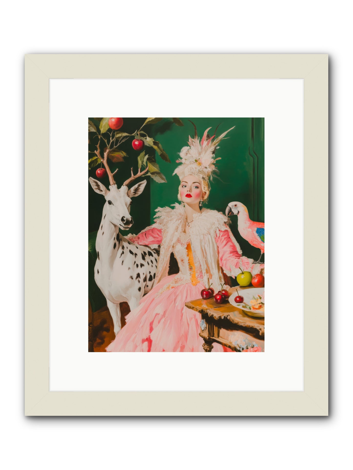 Summer at Sweet ValeRez2 -- Framed Print - White 9x12