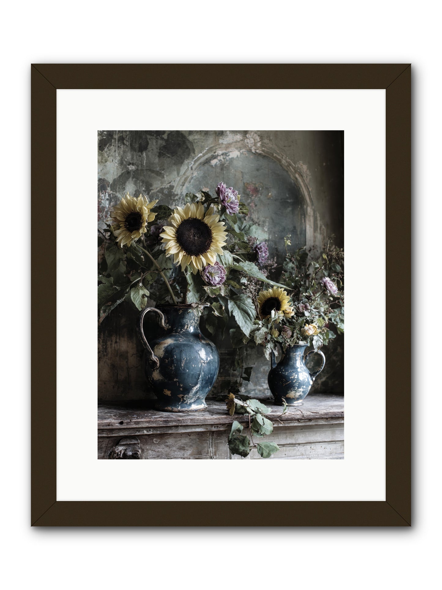 Summer society -- Framed Print - Black 12x16
