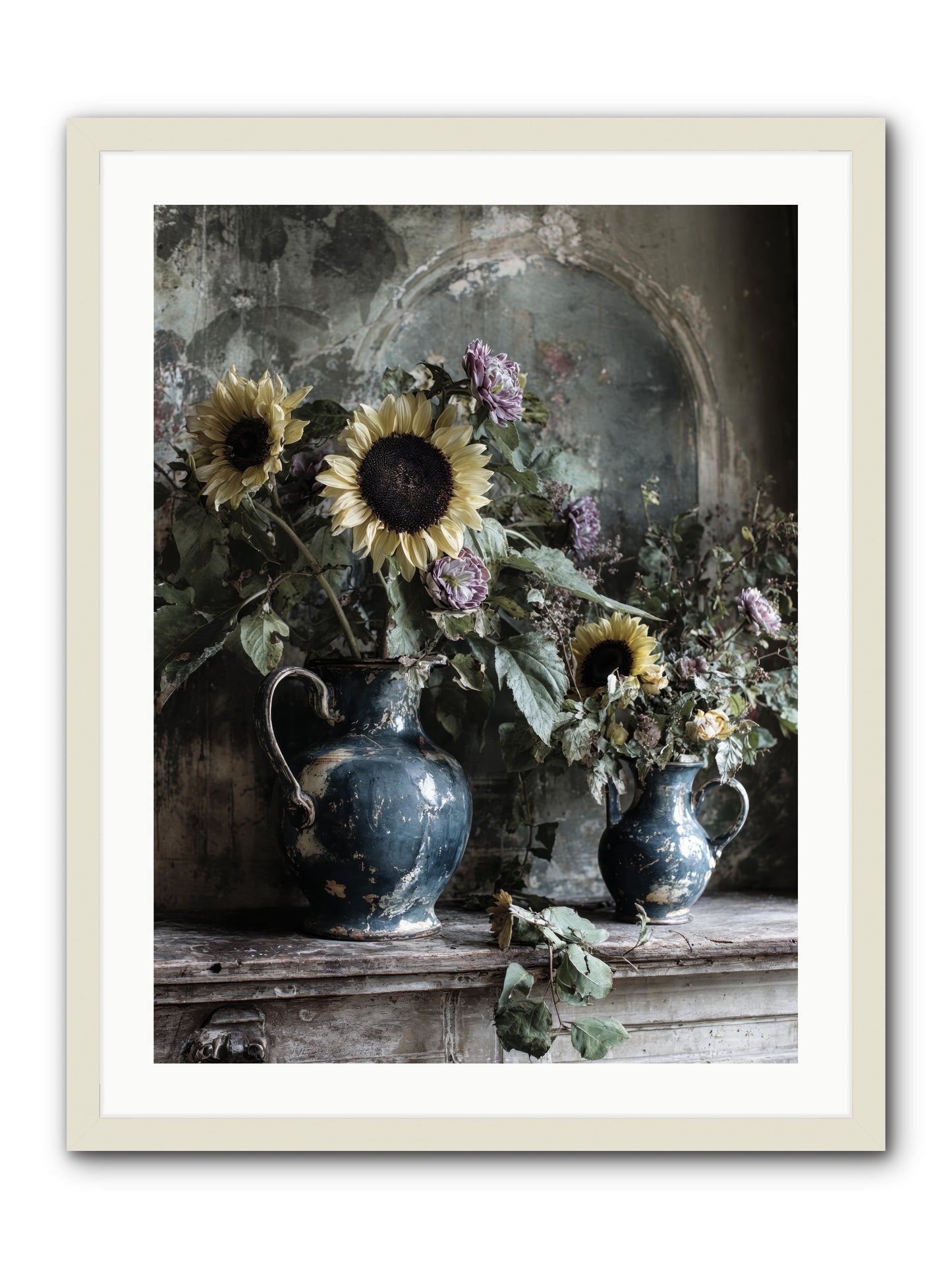 Summer society -- Framed Print - White 24x32