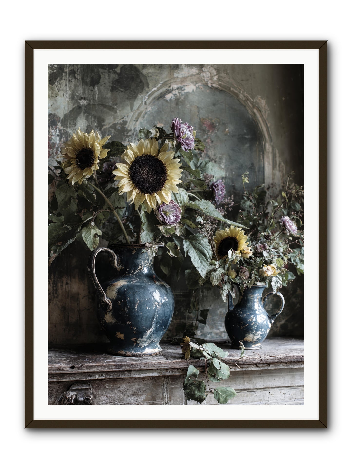 Summer society -- Framed Print - Black 36x48