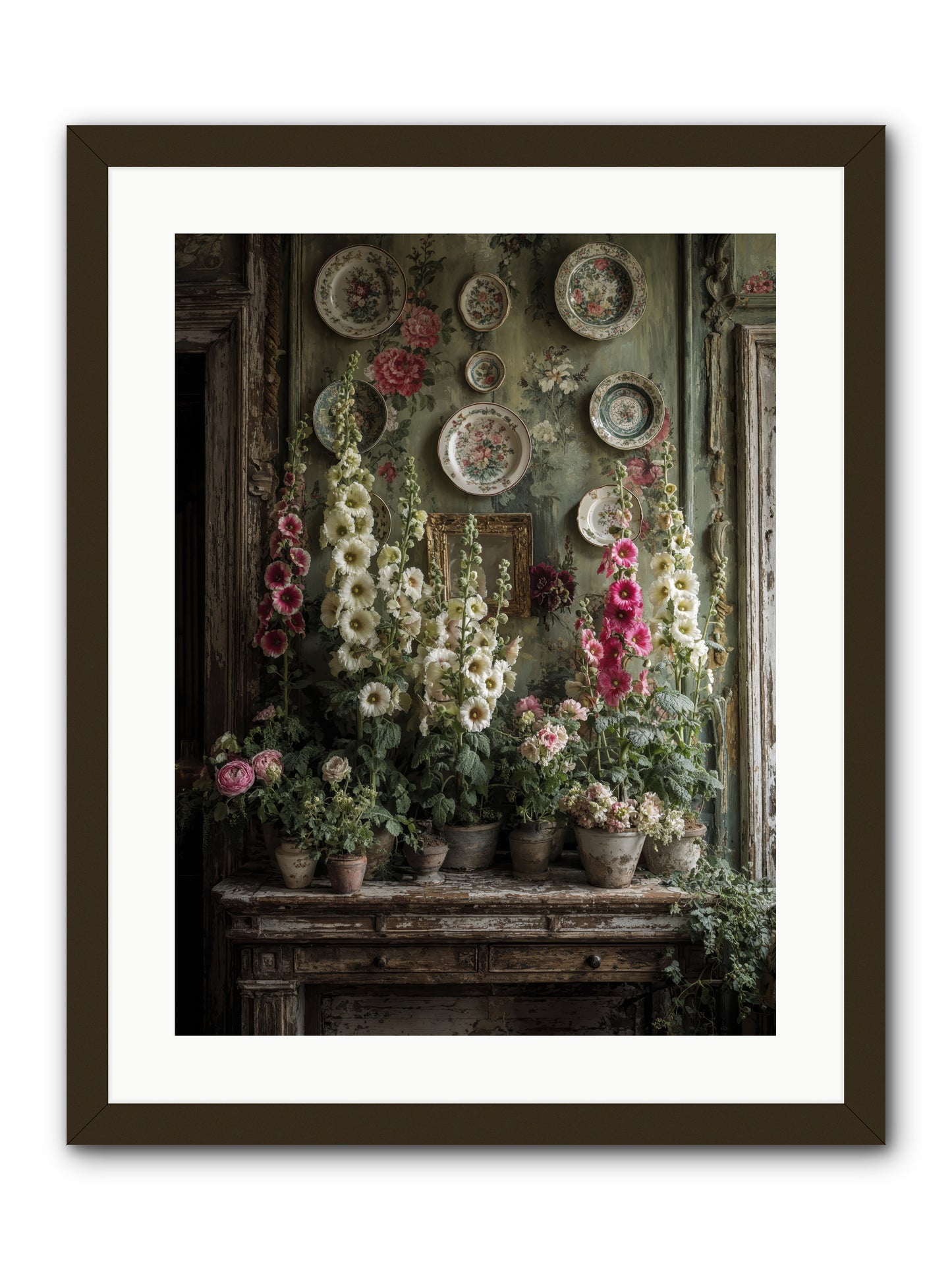 Summerhouse -- Framed Print - Black 18x24