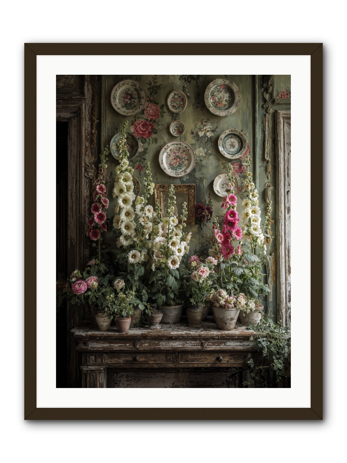 Summerhouse -- Framed Print - Black 24x32