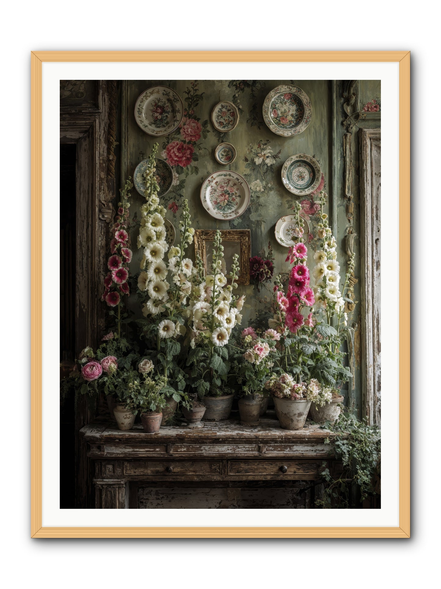 Summerhouse -- Framed Print - Natural 36x48