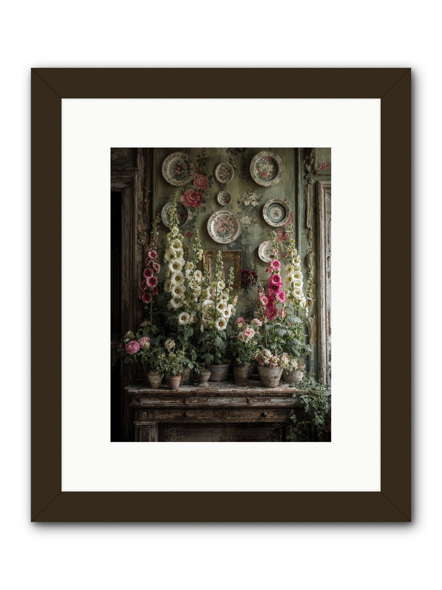 Summerhouse -- Framed Print - Black 9x12