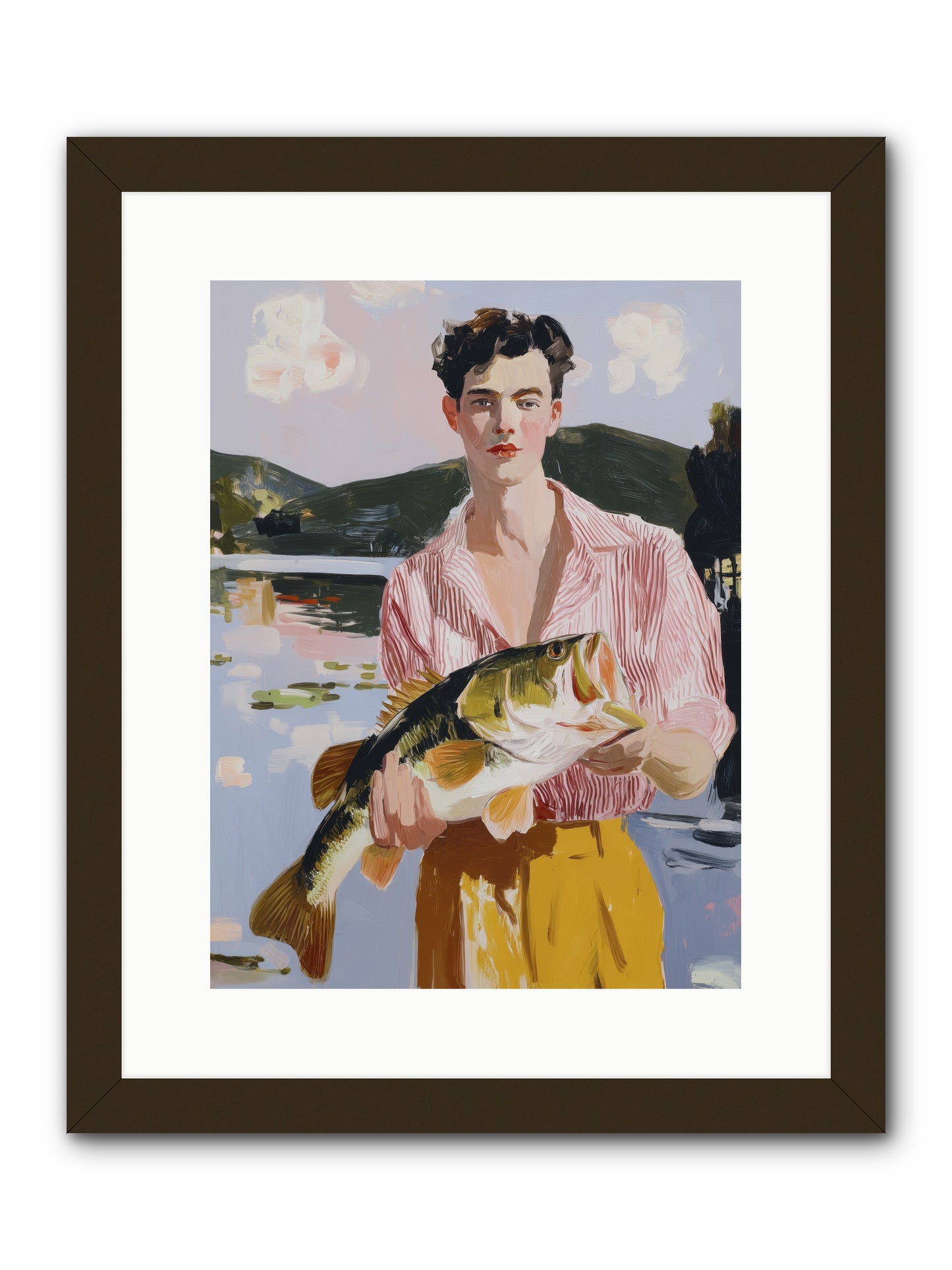 Summer's Essence -- Framed Print - Black 12x16