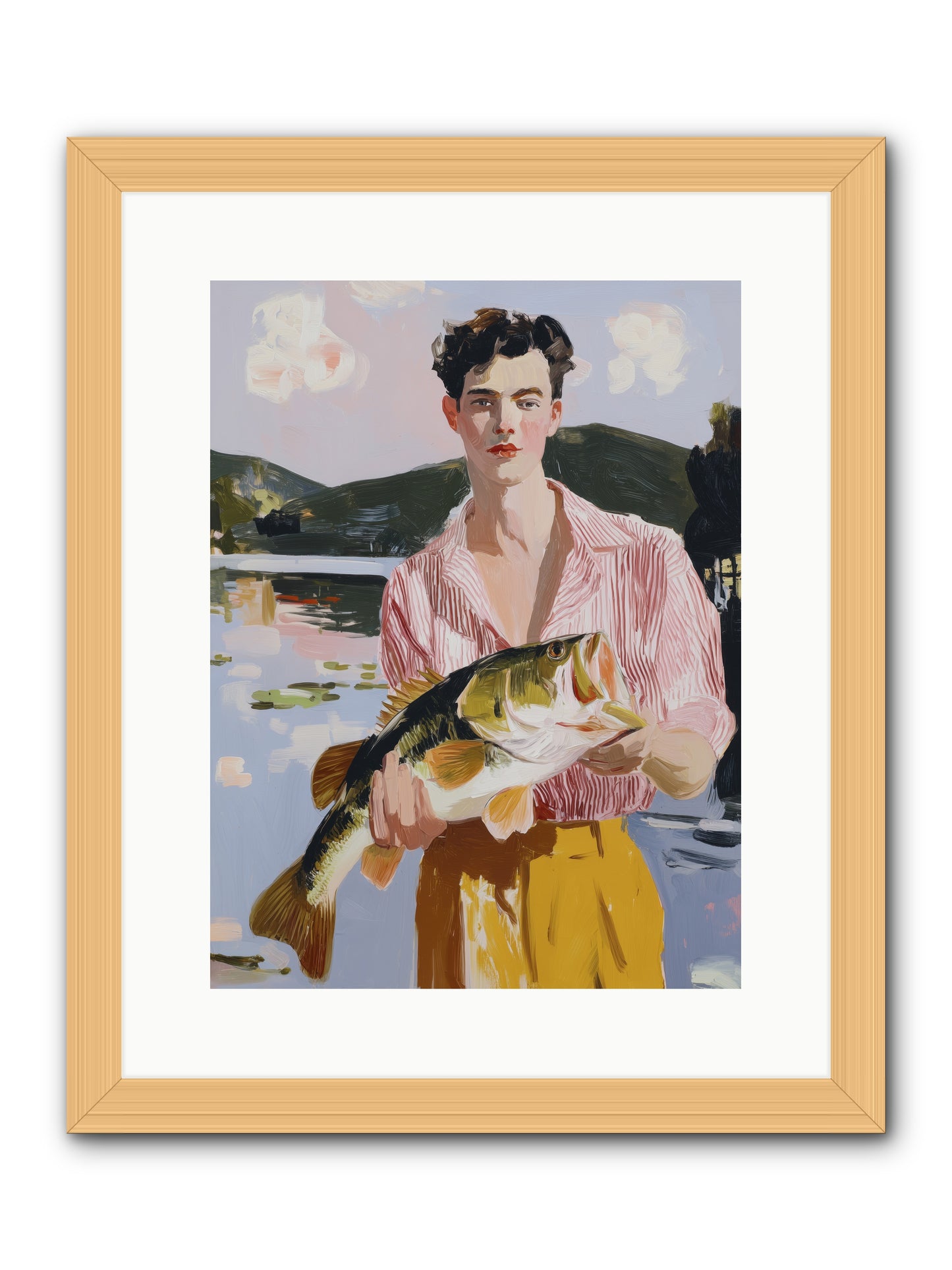 Summer's Essence -- Framed Print - Natural 12x16