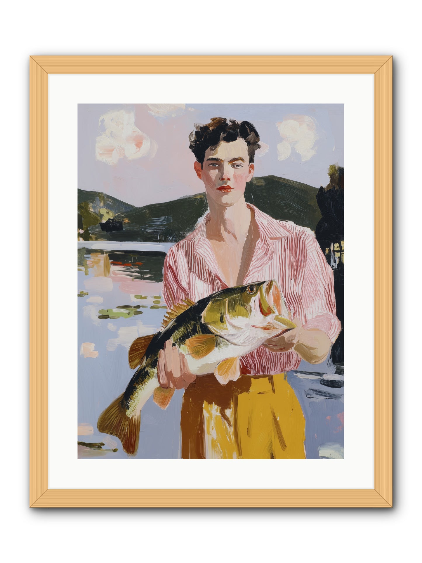 Summer's Essence -- Framed Print - Natural 18x24
