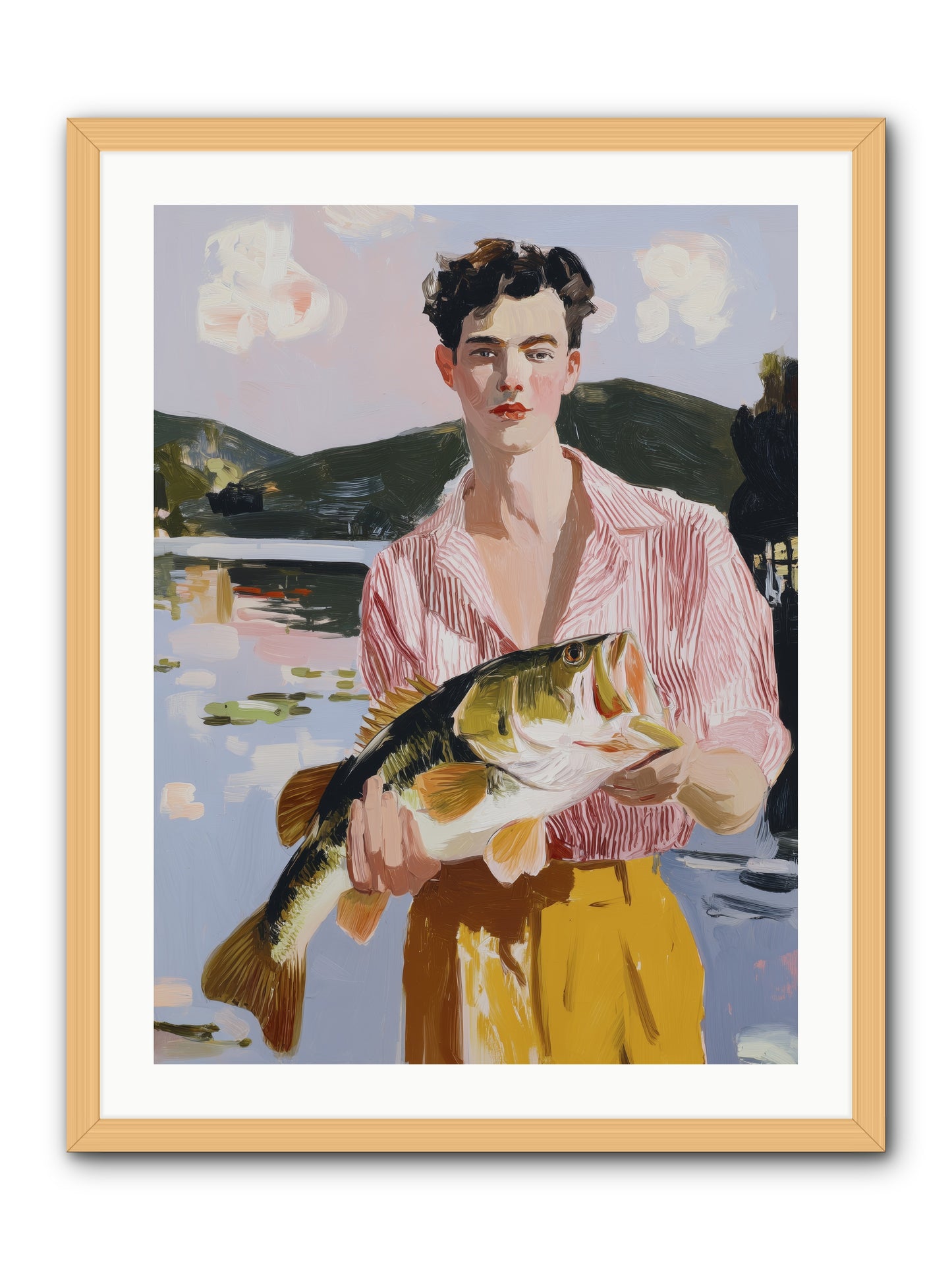 Summer's Essence -- Framed Print - Natural 24x32
