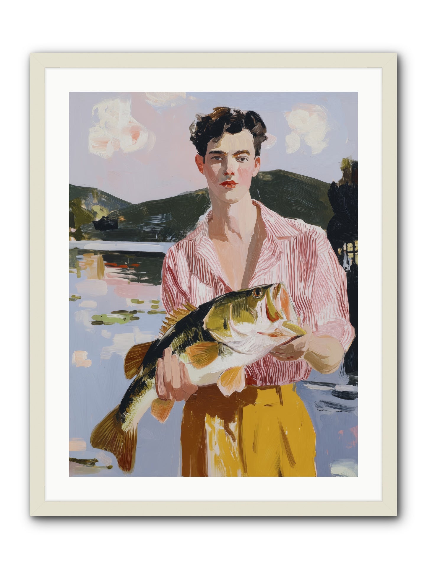 Summer's Essence -- Framed Print - White 24x32